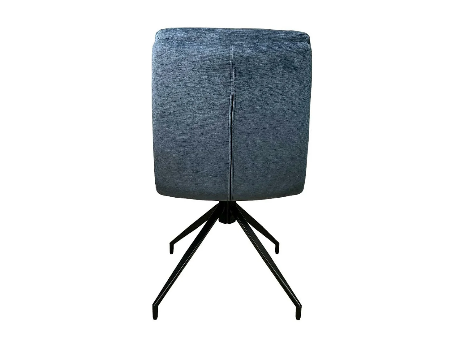 Chaise de salle à manger pivotante en velours bleu (lot de 2) PALERME