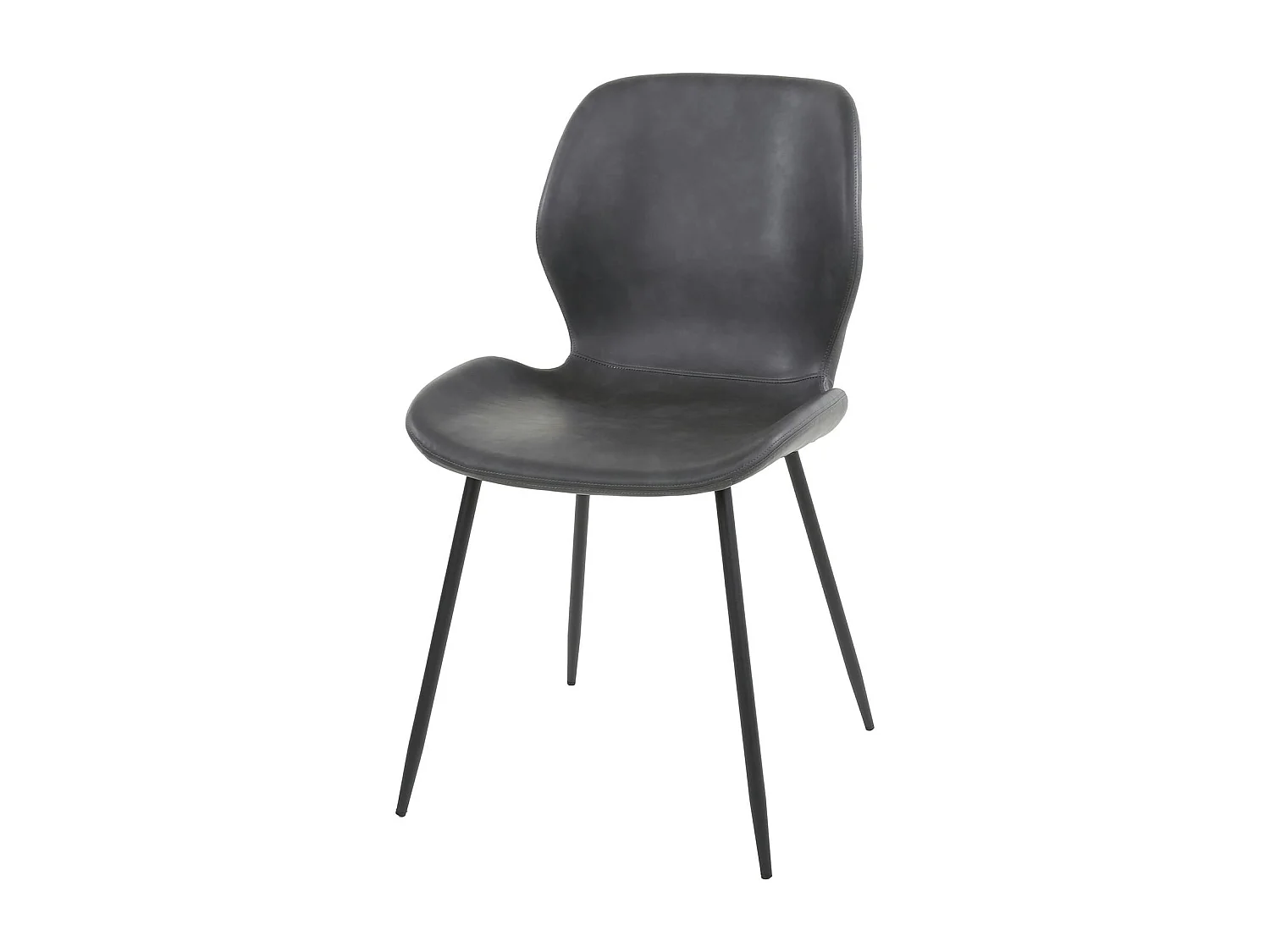 Chaise grise (lot de 2) MELBOURNE