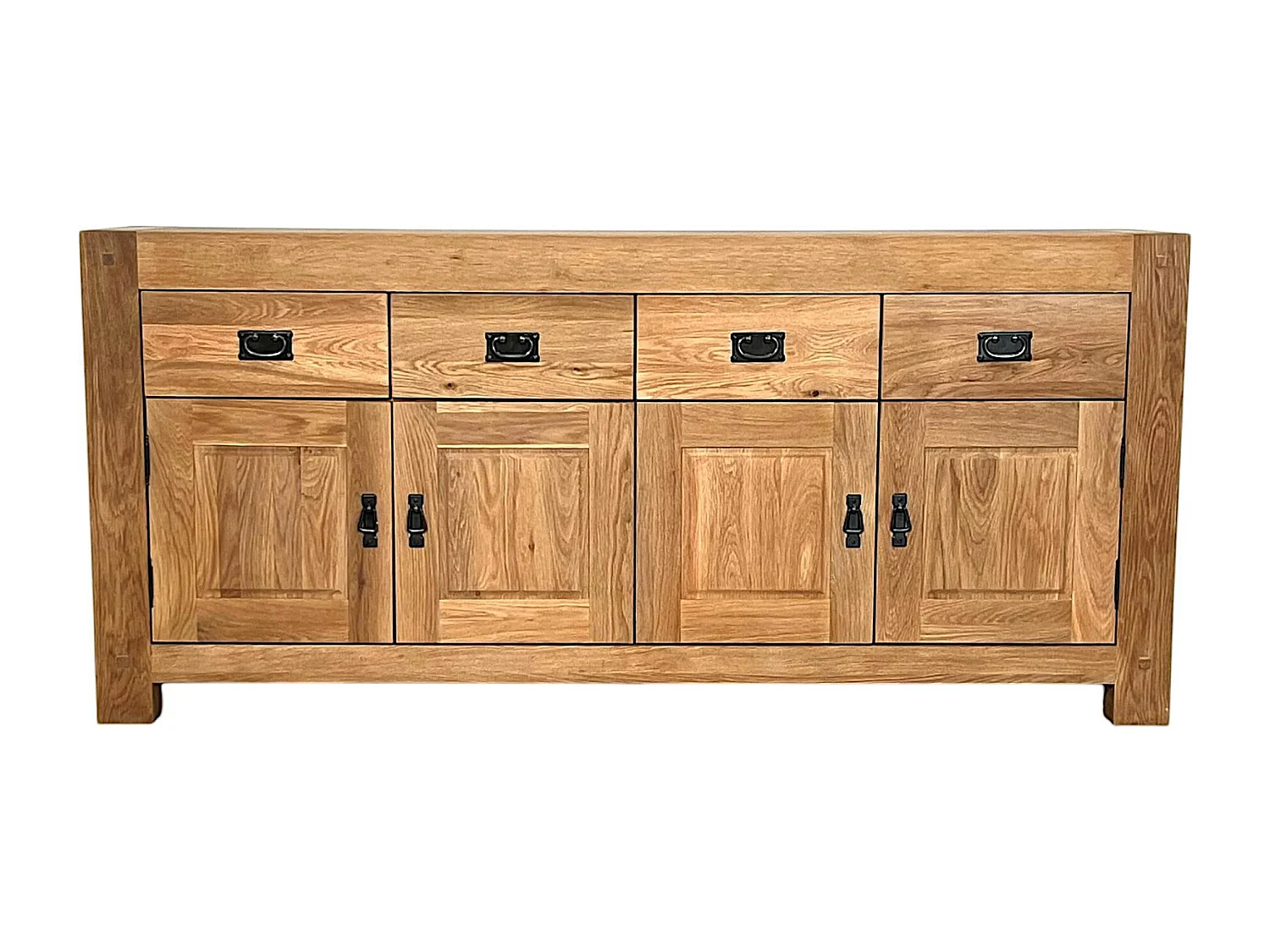 Buffet bahut chêne 4 portes 193cm FJORD