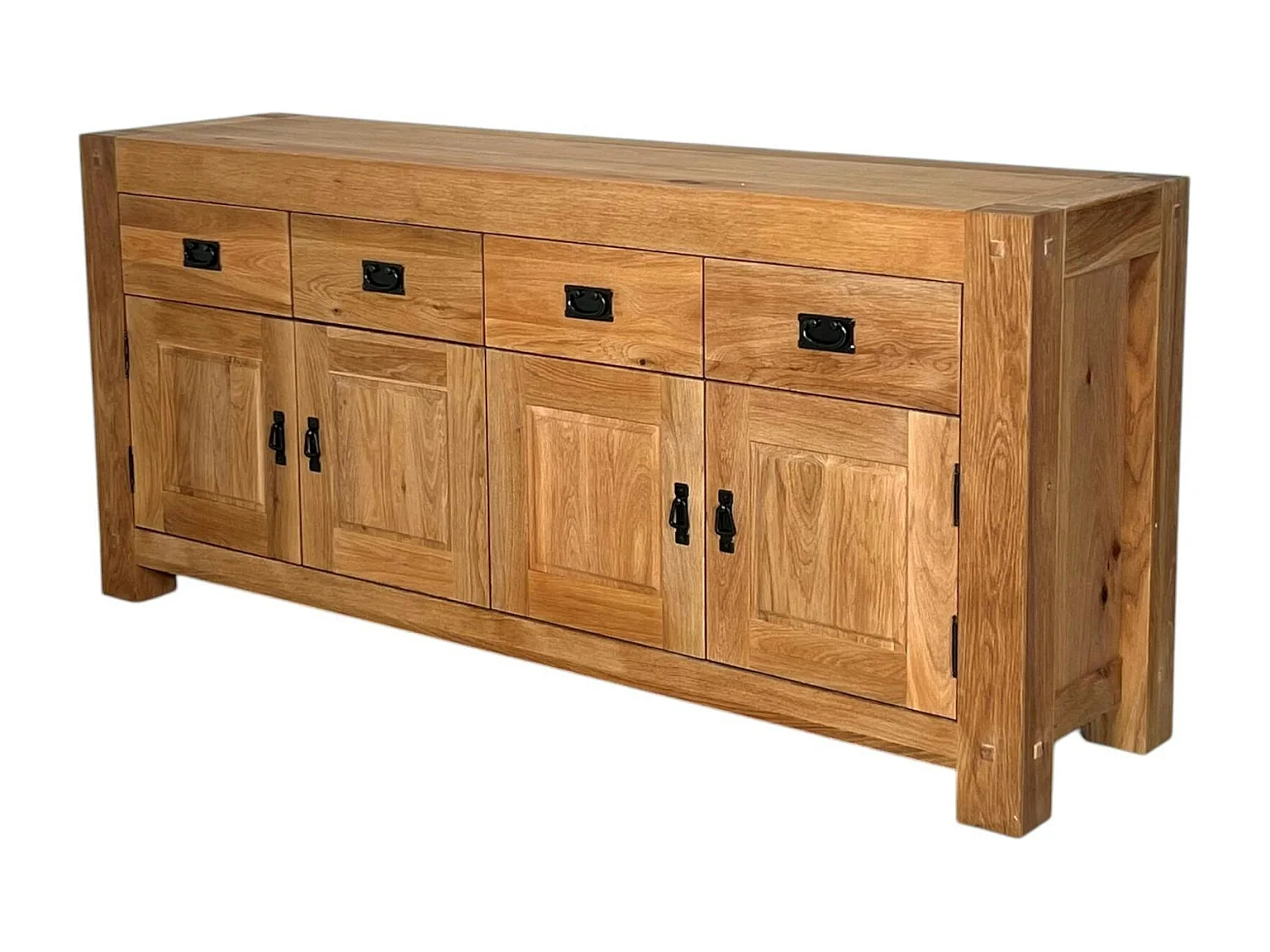 Buffet bahut chêne 4 portes 193cm FJORD