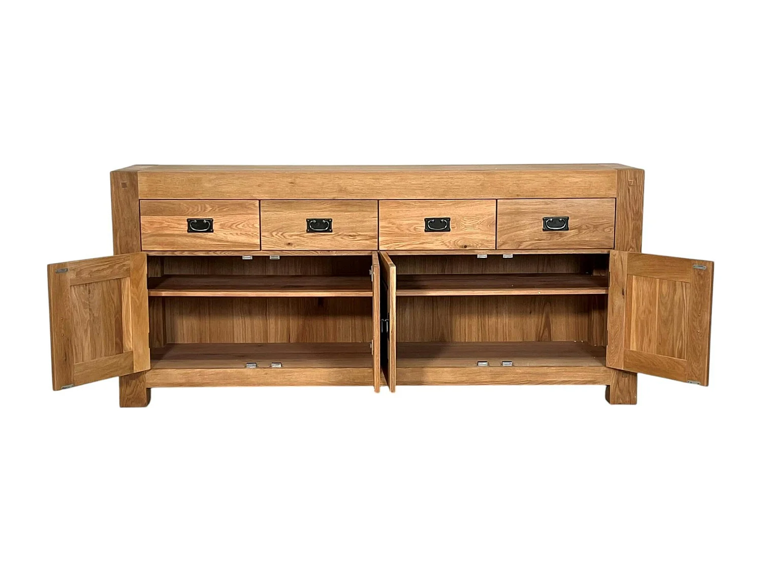 Buffet bahut chêne 4 portes 193cm FJORD