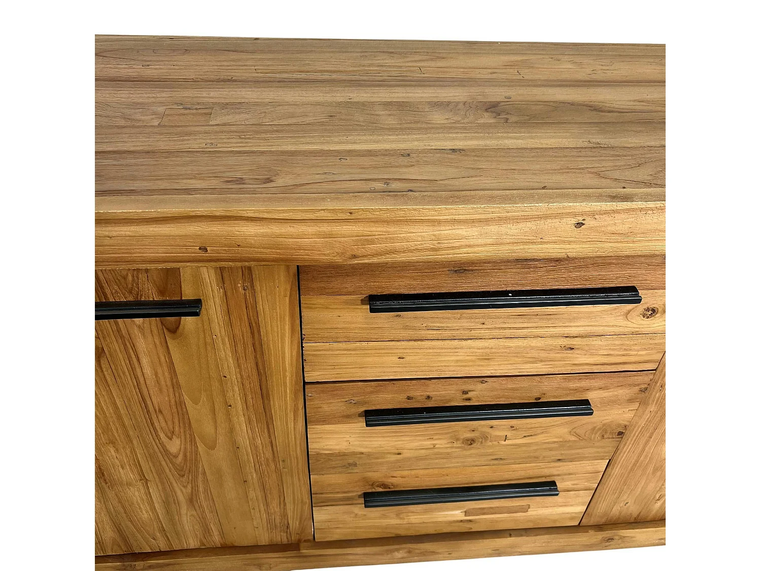 Buffet enfilade en teck recyclé naturel KERALA