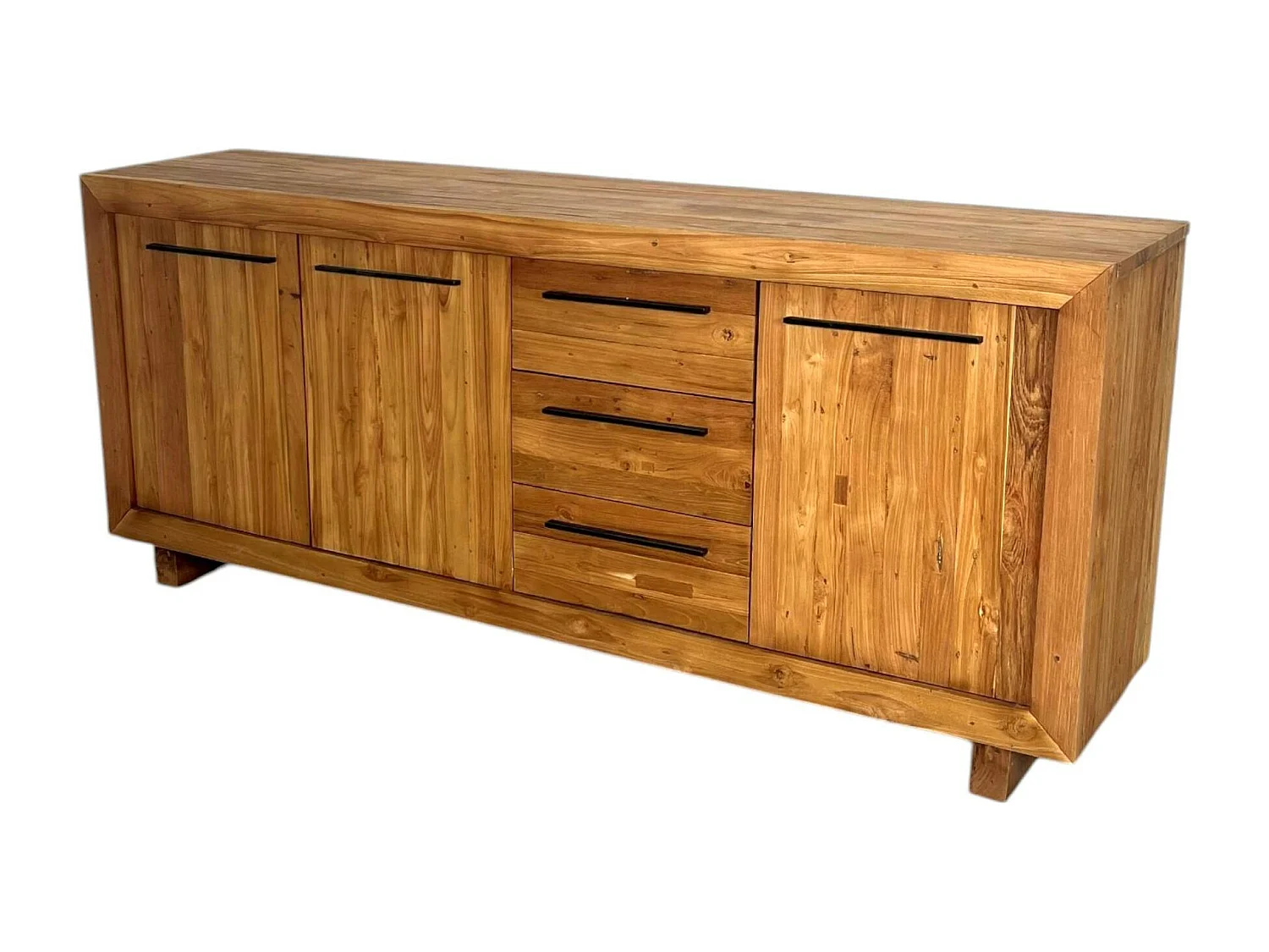 Buffet enfilade en teck recyclé naturel KERALA
