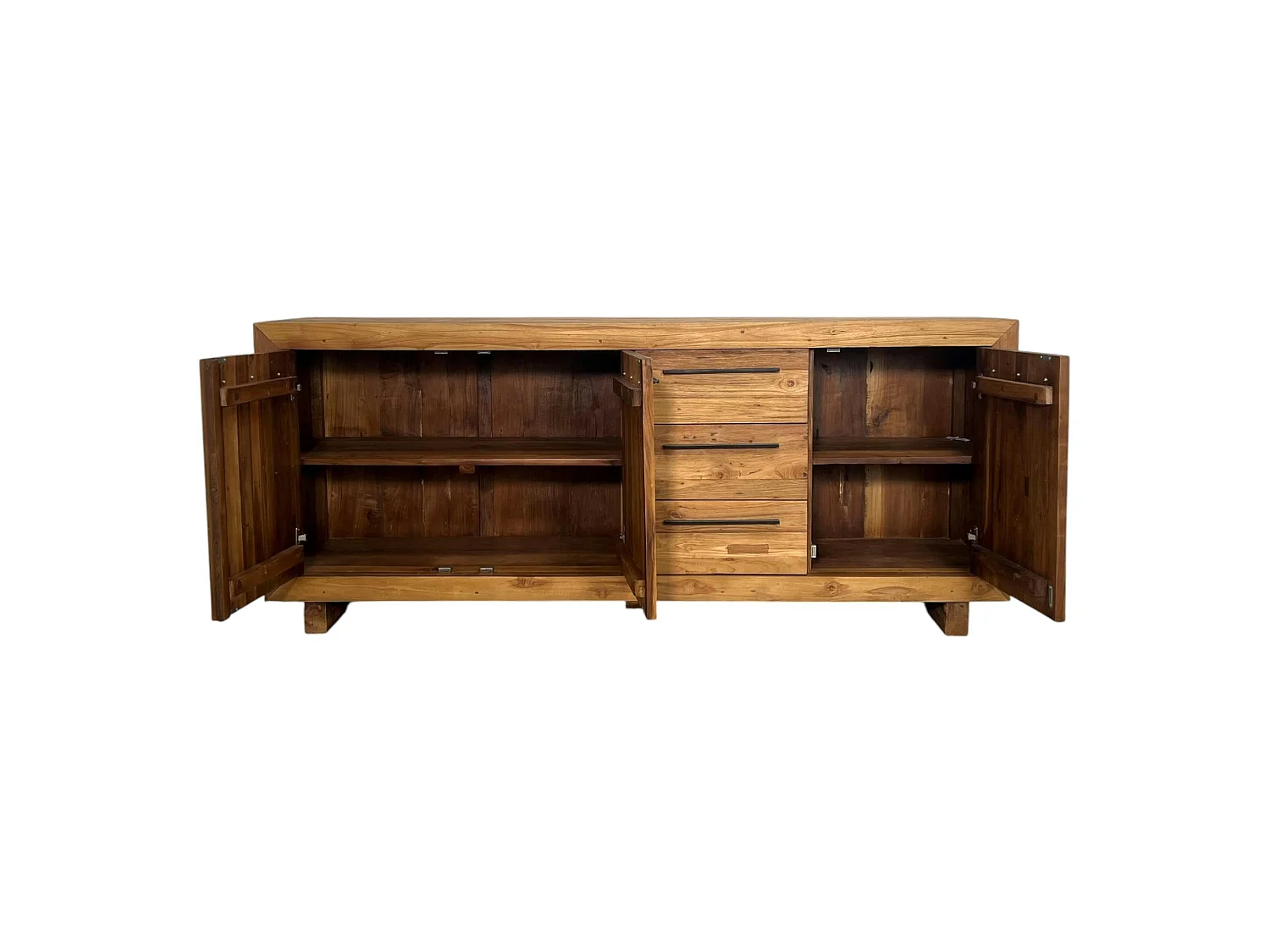 Buffet enfilade en teck recyclé naturel KERALA