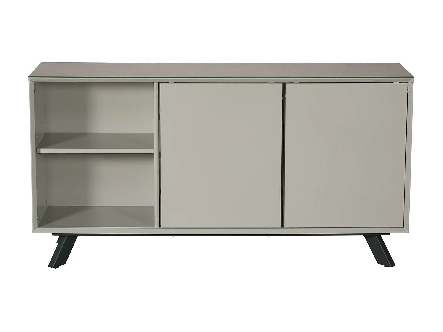 Buffet contemporain en verre gris clair OTTAWA