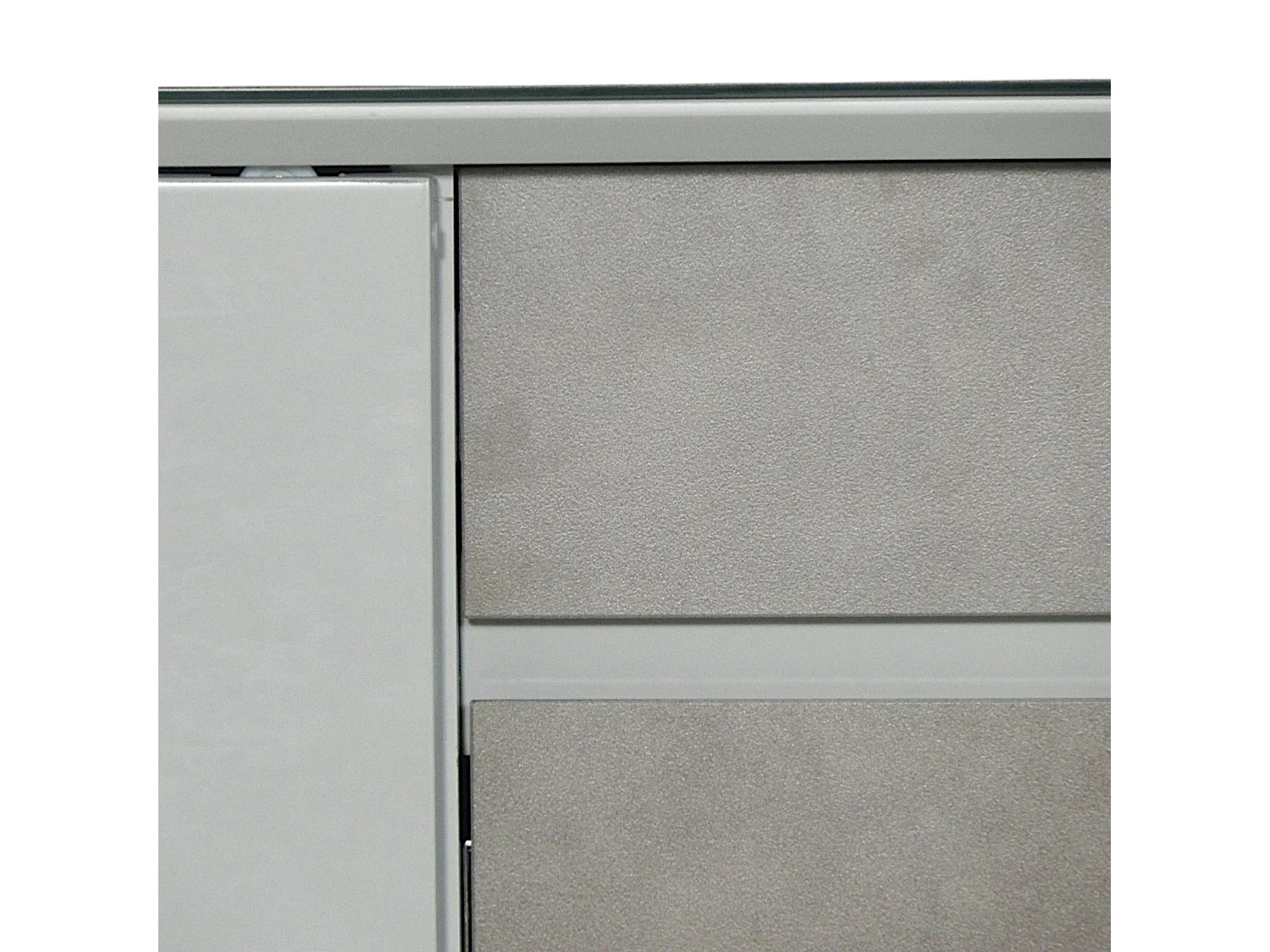 Buffet contemporain en verre gris clair OTTAWA