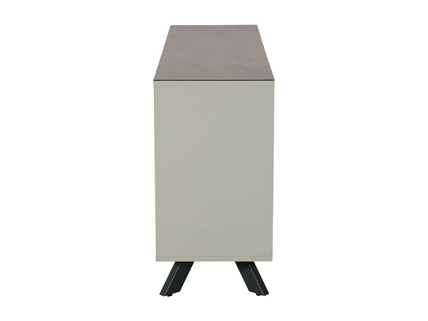 Buffet contemporain en verre gris clair OTTAWA