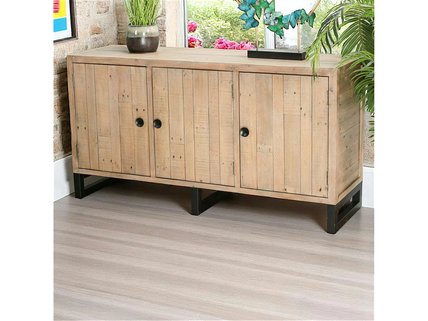 Buffet en bois recyclé 3 portes AUCKLAND