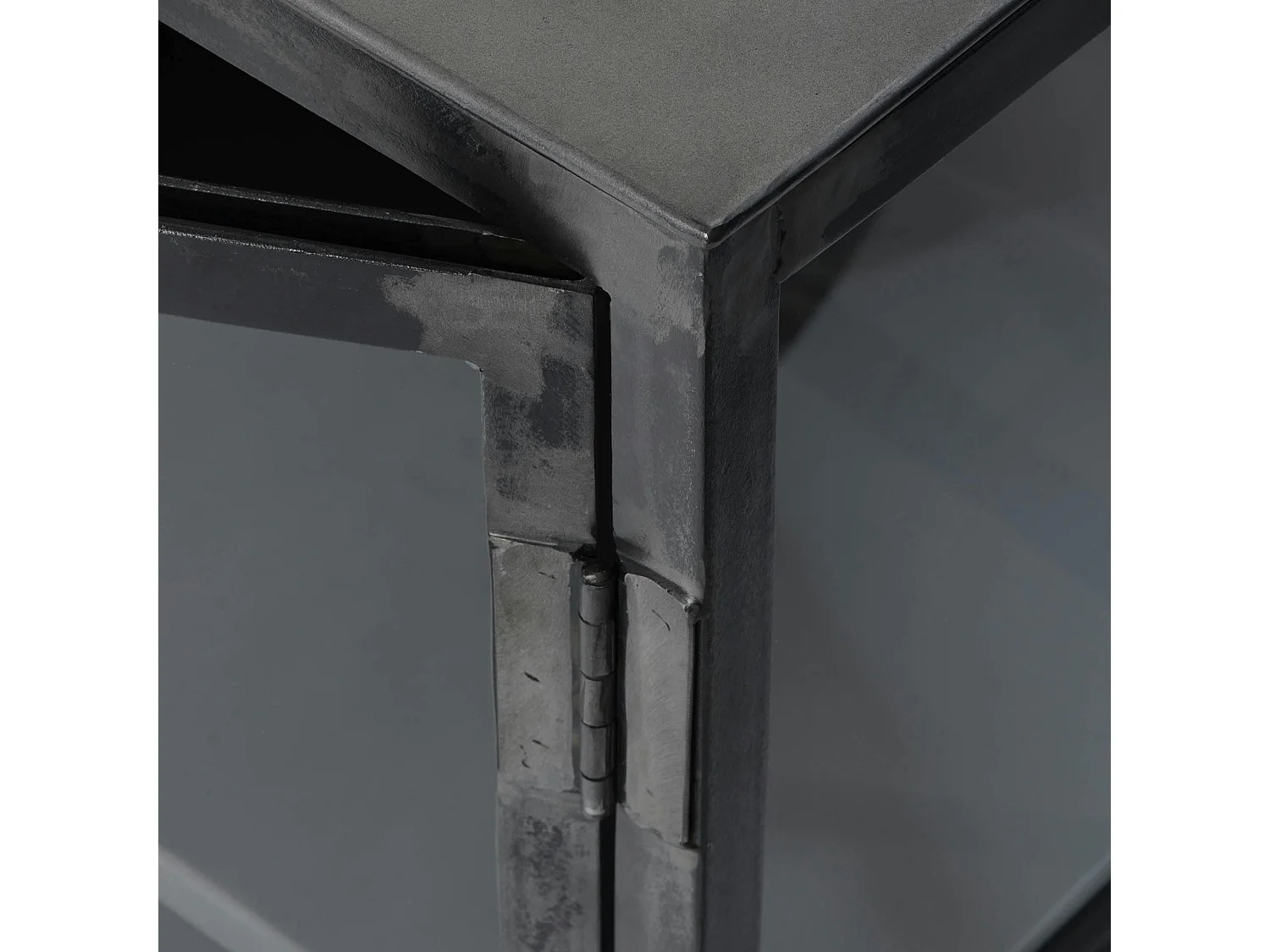 Buffet industriel métal verre ROADIES