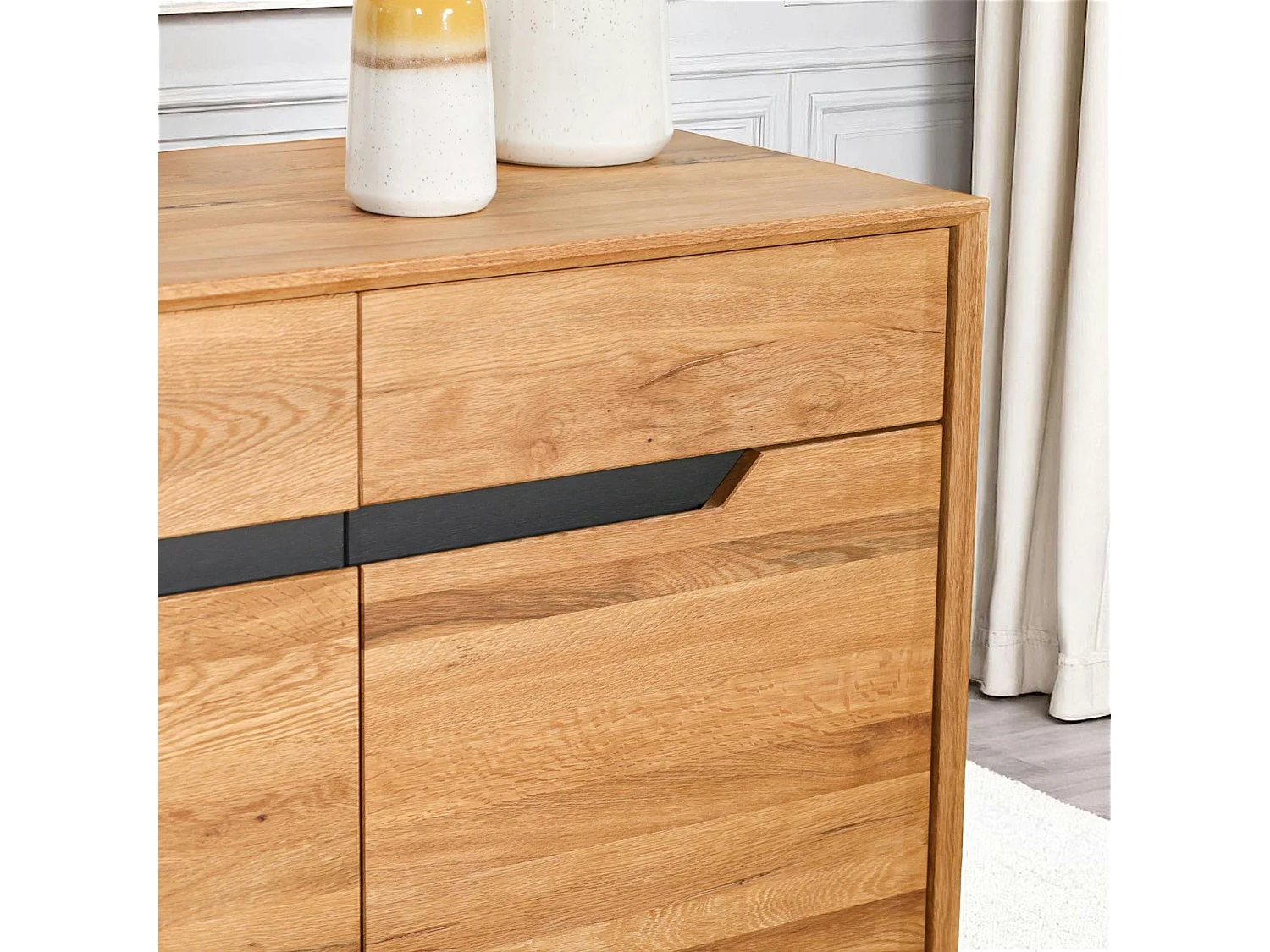 Buffet en bois de chêne huilé PALERME