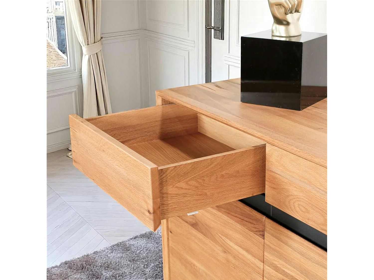 Buffet en bois de chêne huilé PALERME