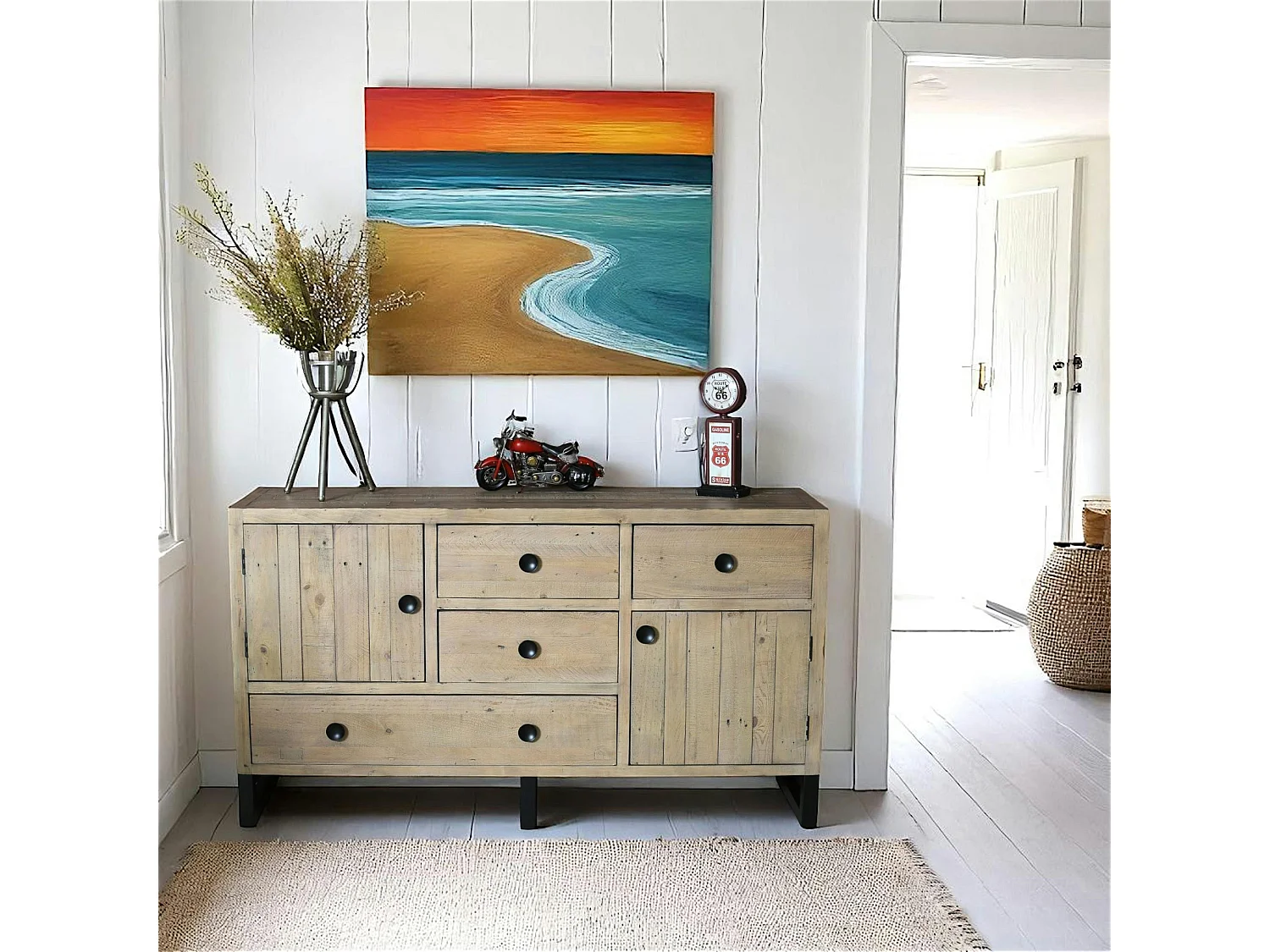 Buffet de salon en bois recyclé AUCKLAND