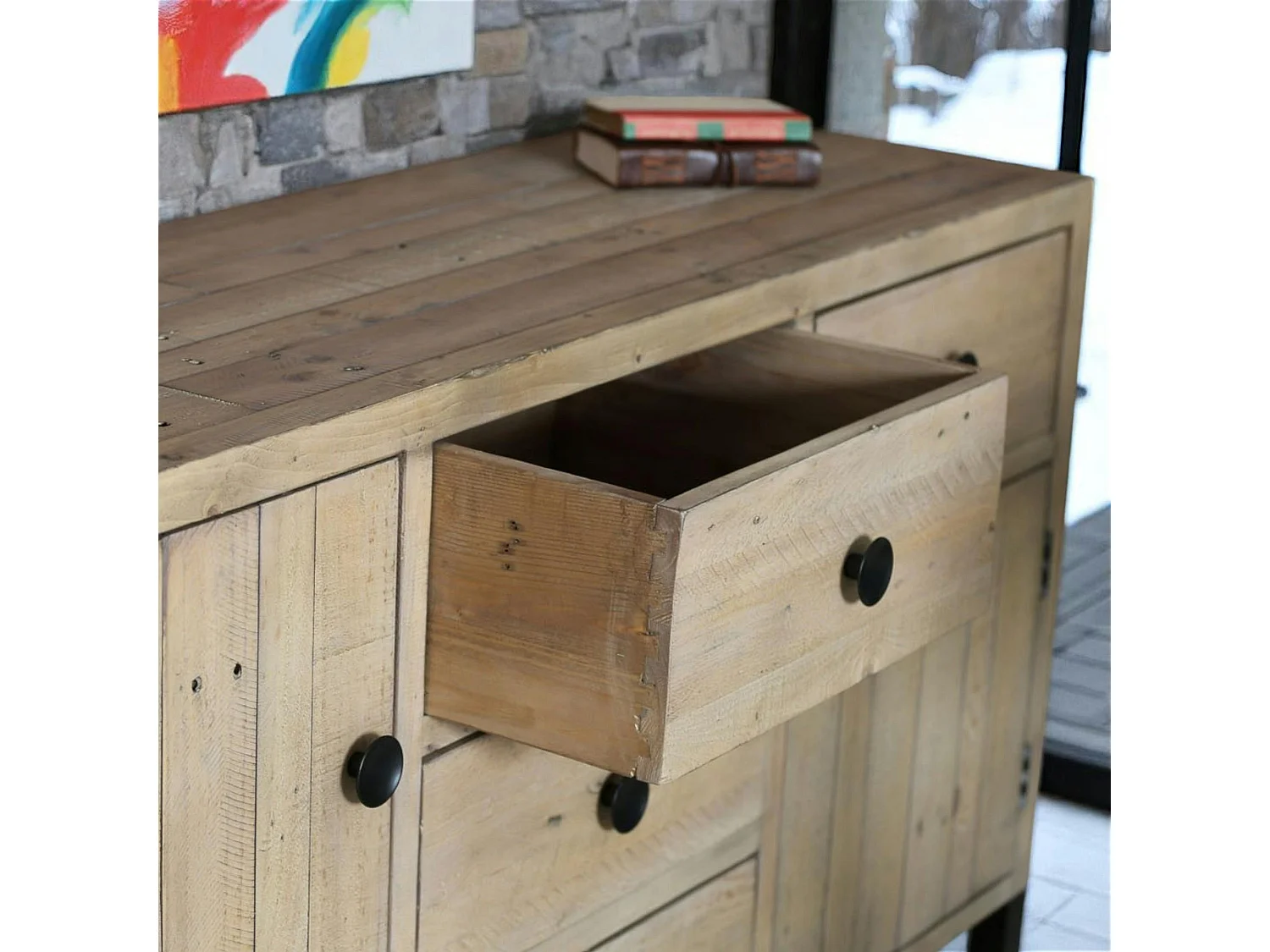 Buffet de salon en bois recyclé AUCKLAND