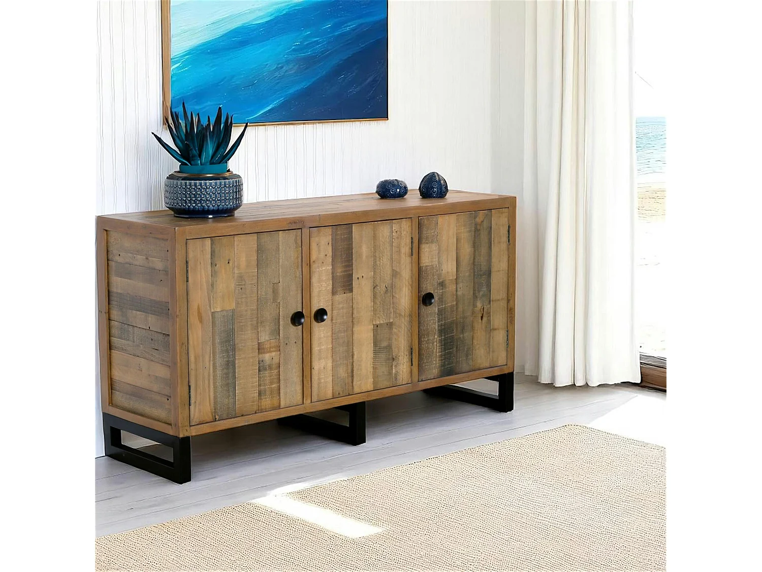 Buffet en bois recyclé 3 portes BRISBANE