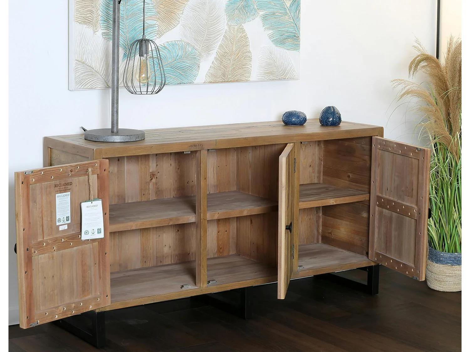 Buffet en bois recyclé 3 portes BRISBANE