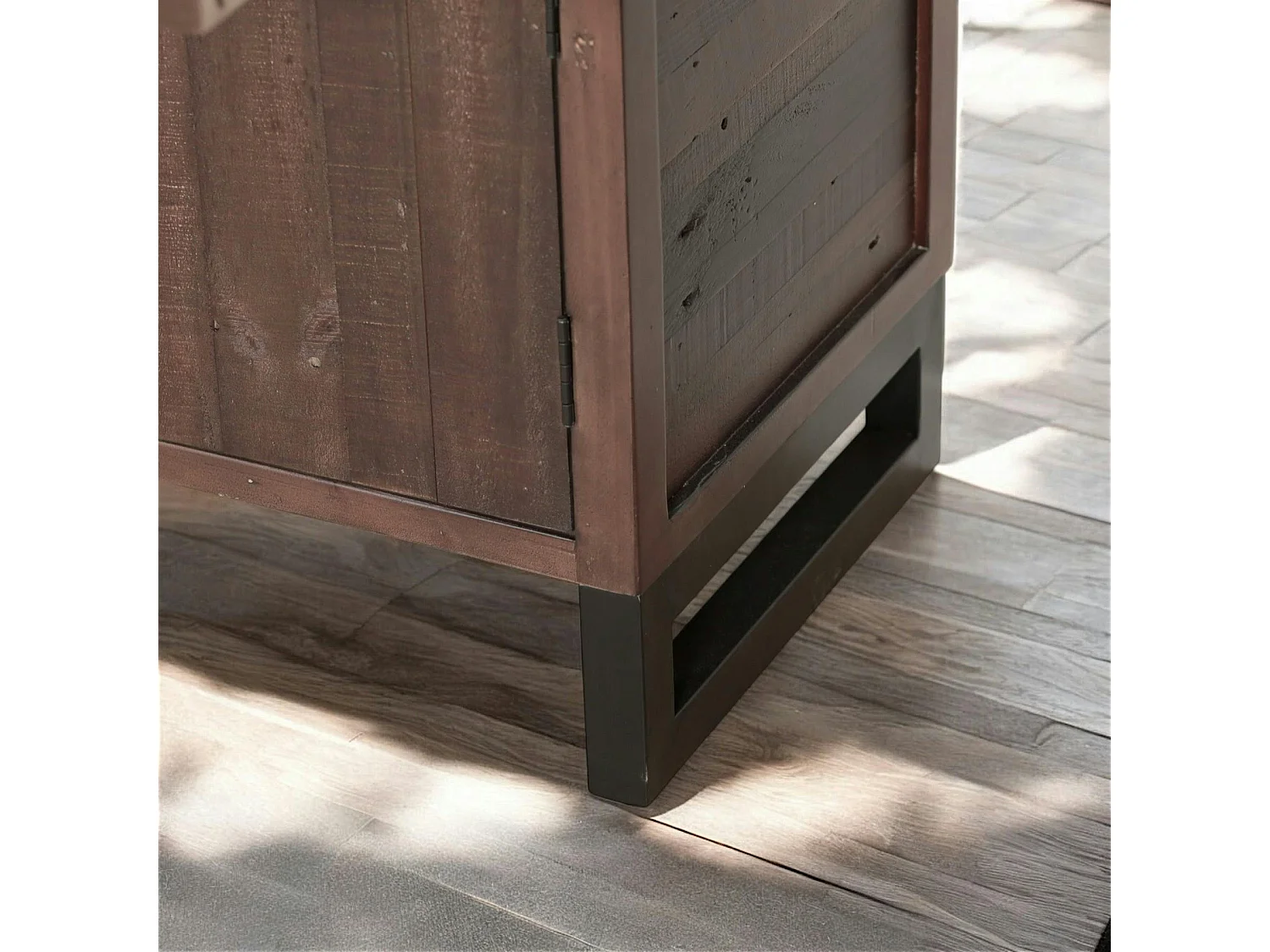 Buffet bas bois brun recyclé SAMOA