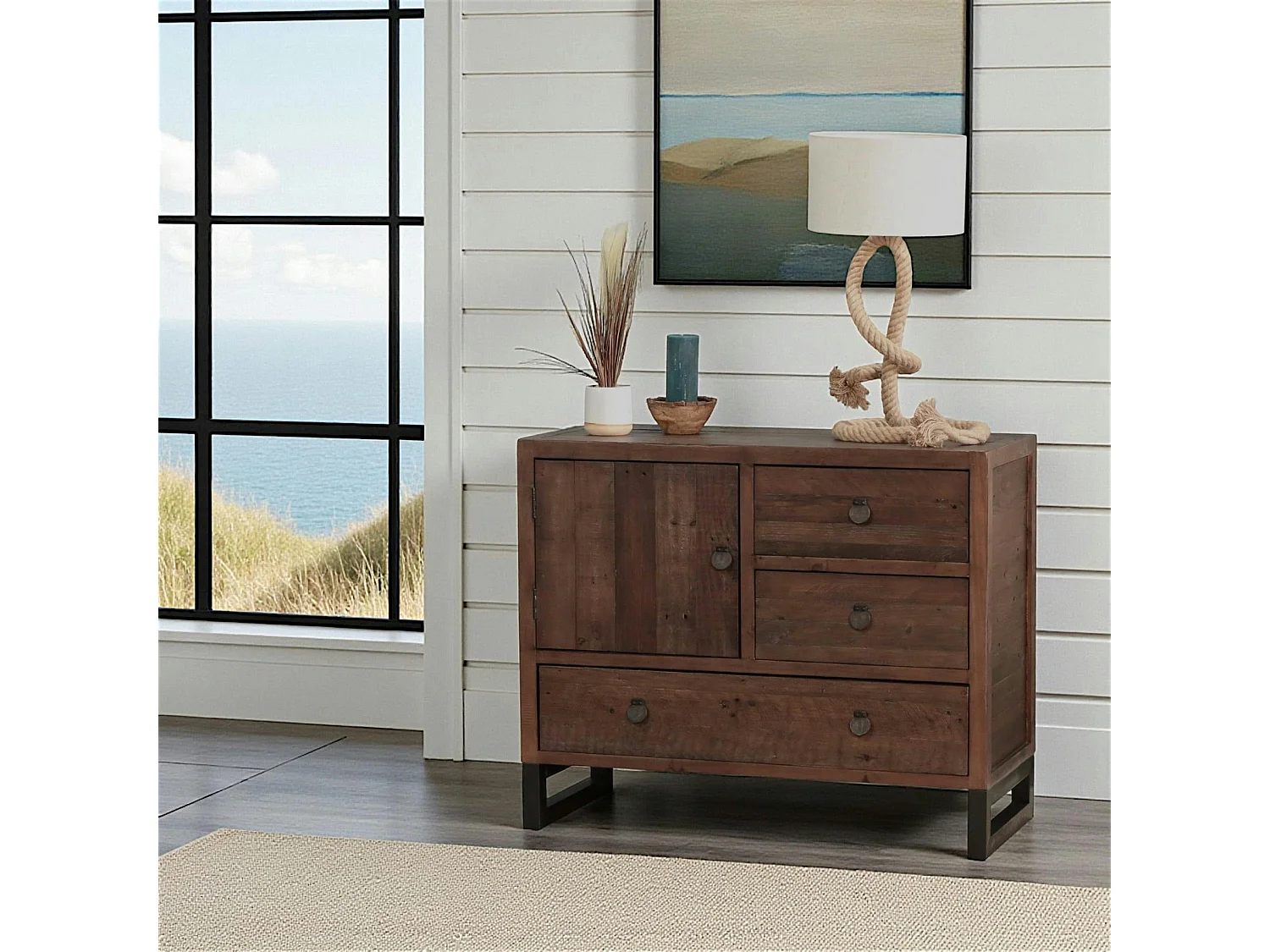 Buffet bois brun recyclé SAMOA