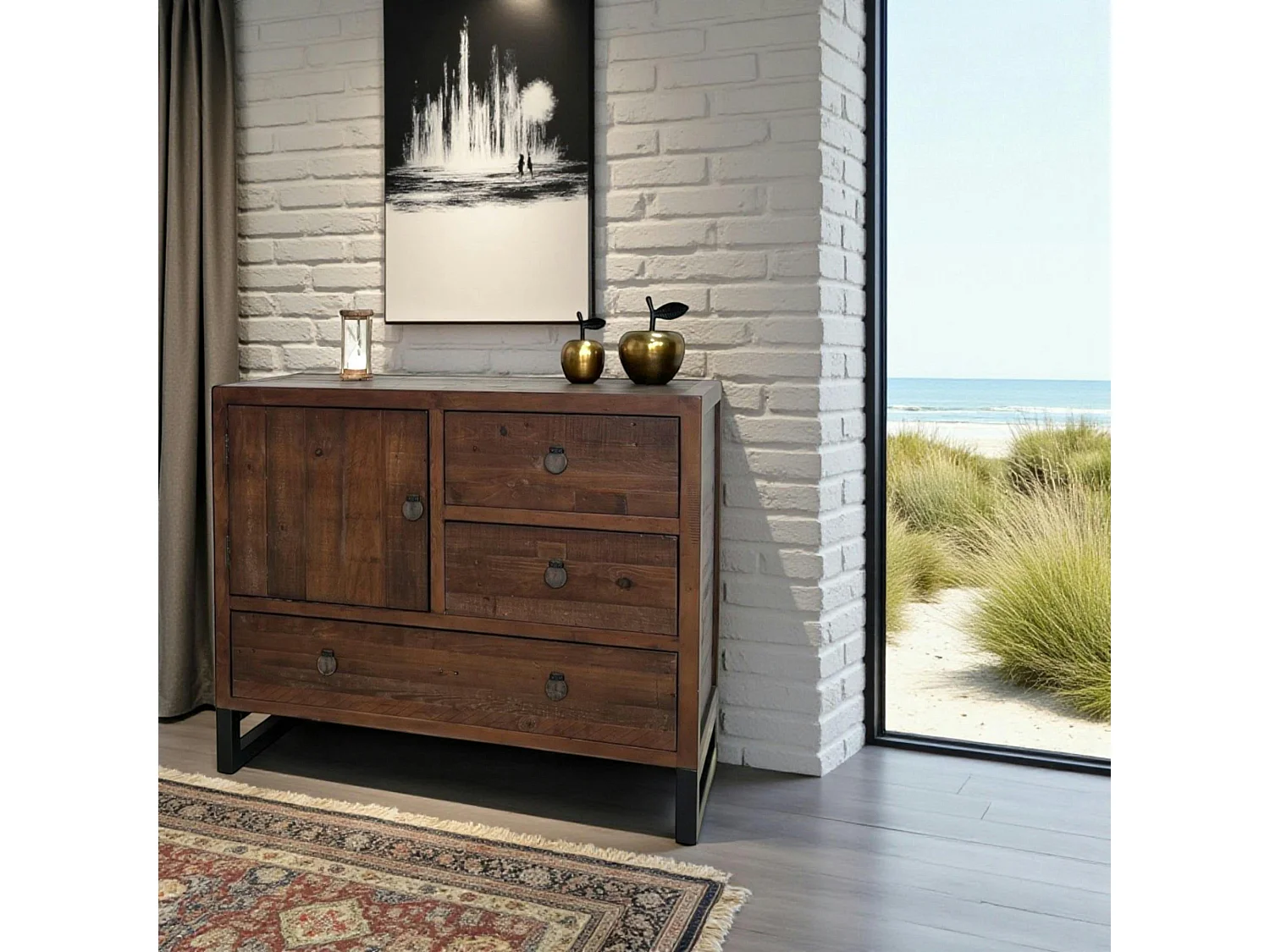 Buffet bois brun recyclé SAMOA