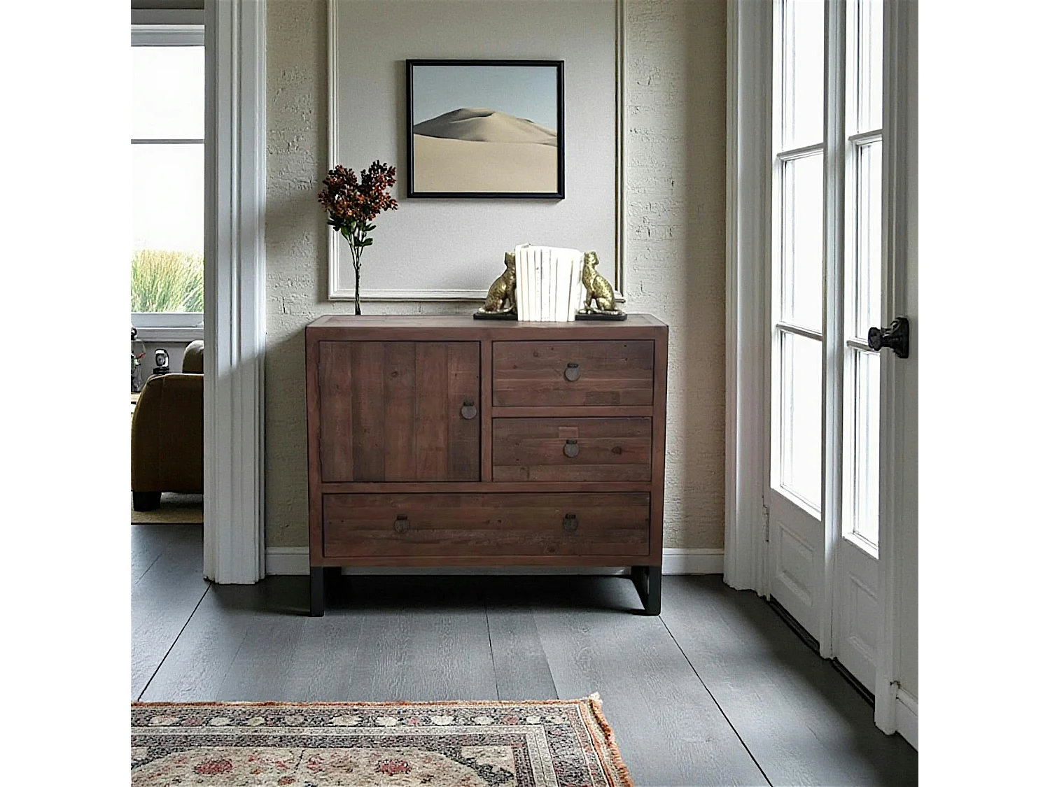 Buffet bois brun recyclé SAMOA