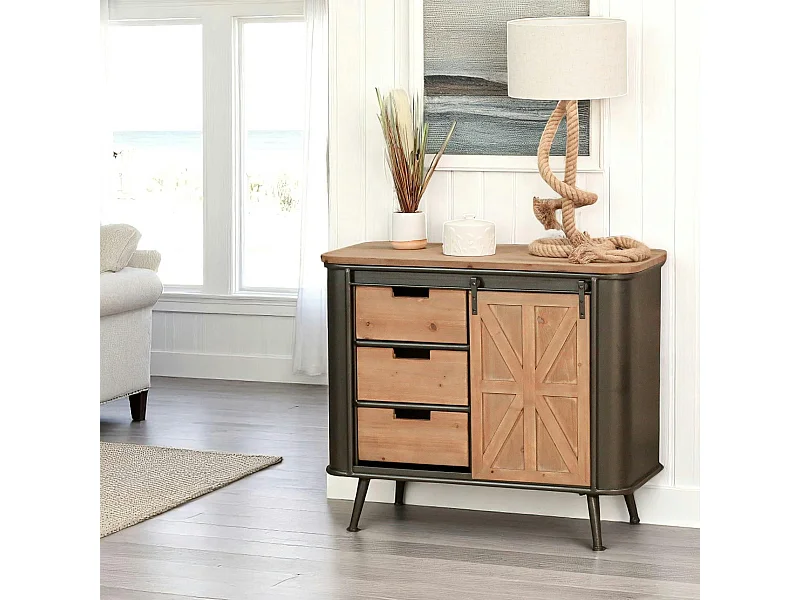 Petit buffet salon porte coulissante CAIRNS