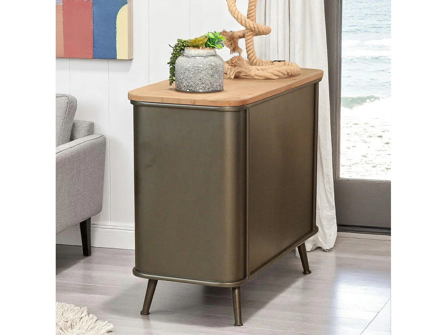 Petit buffet salon porte coulissante CAIRNS