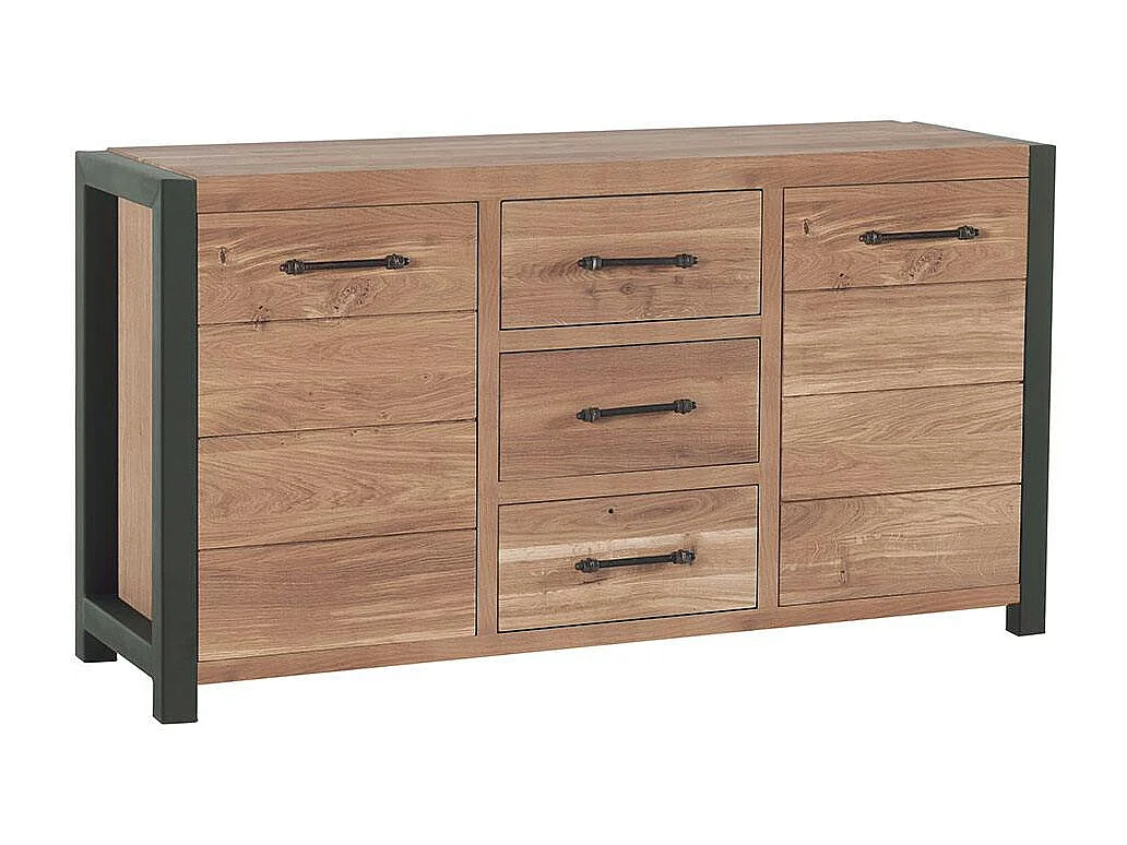 Bahut en chêne huilé 2 portes FERSCOTT 2