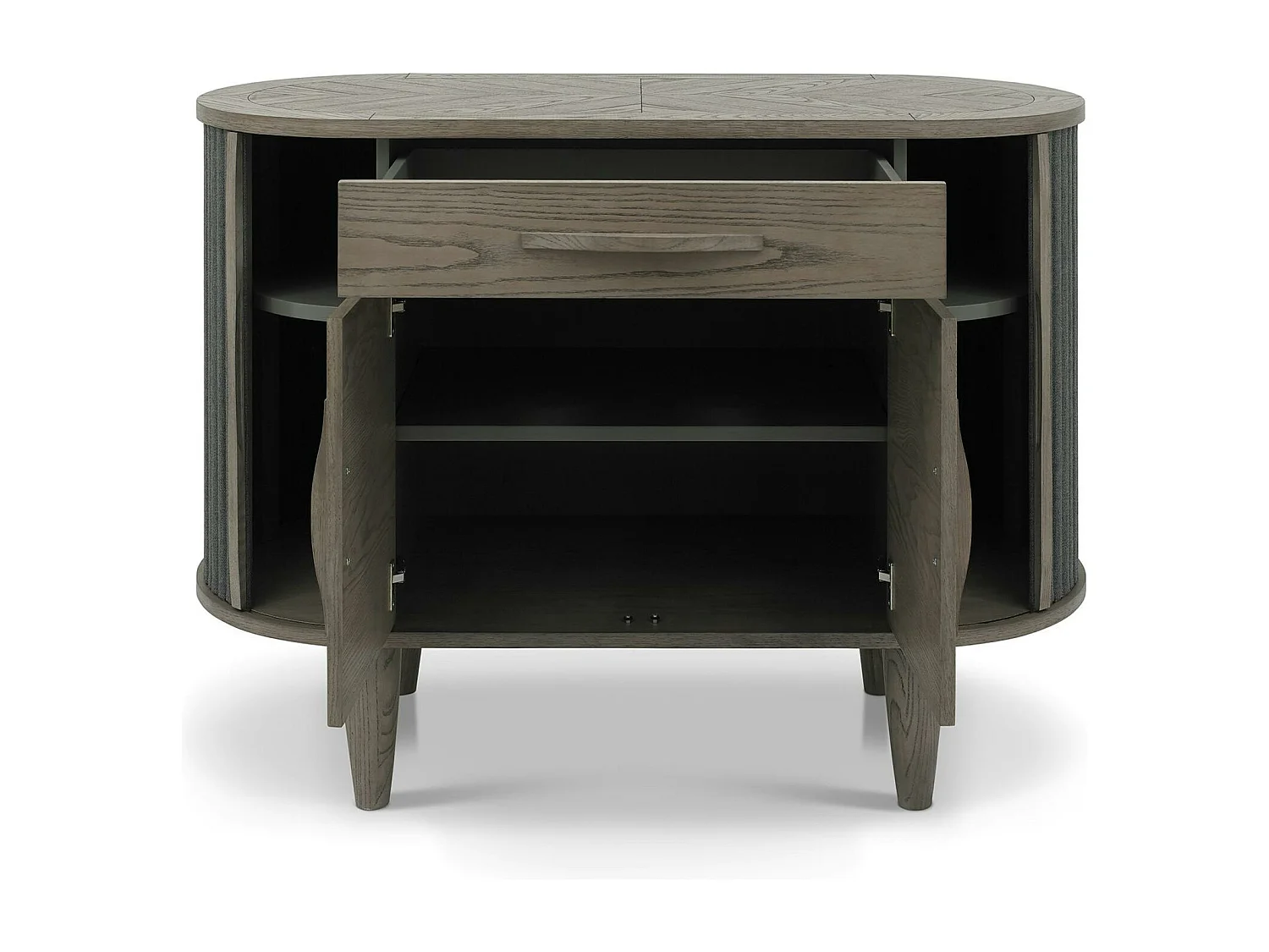 Buffet 2 portes en bois avec accordéon HOUSTON