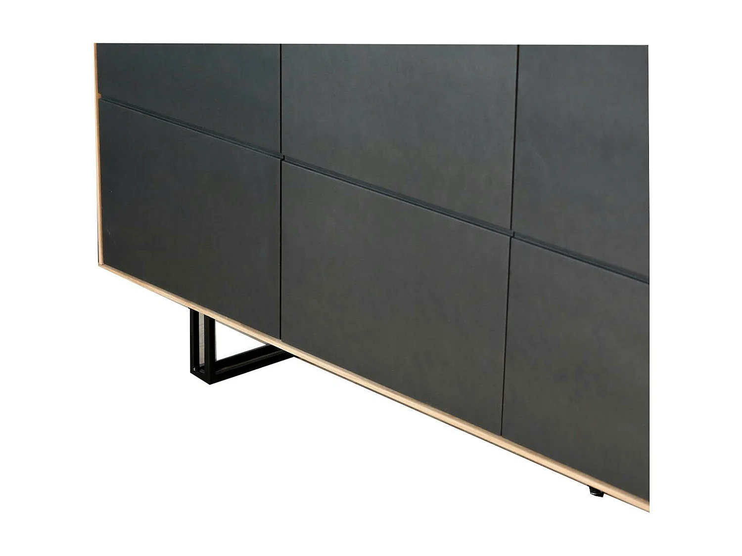 Buffet moderne en chêne blanc 200 cm ZONZA