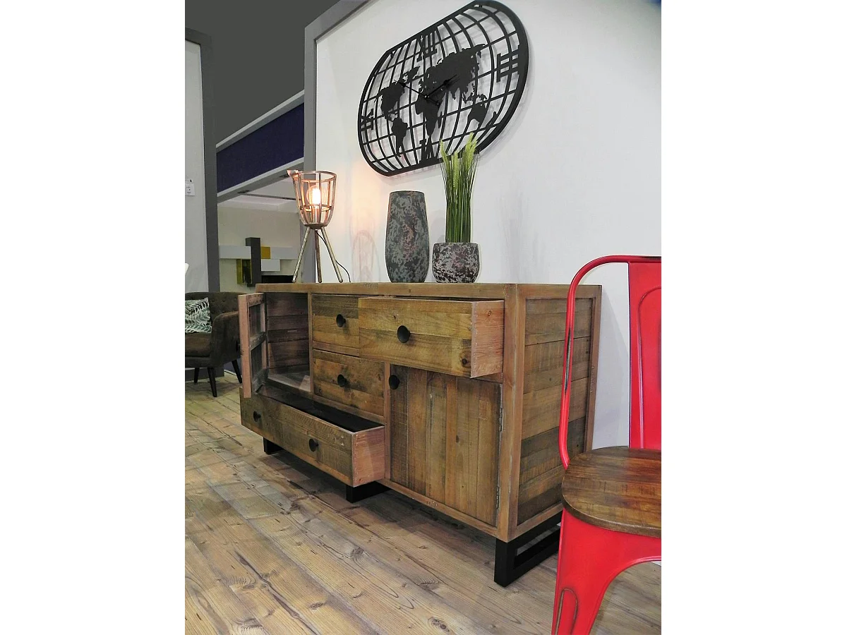 Buffet bas bois recyclé BRISBANE