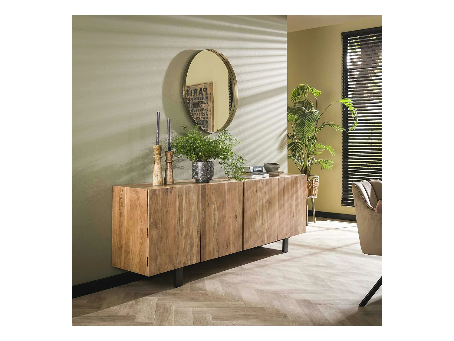Buffet moderne 4 portes MELBOURNE