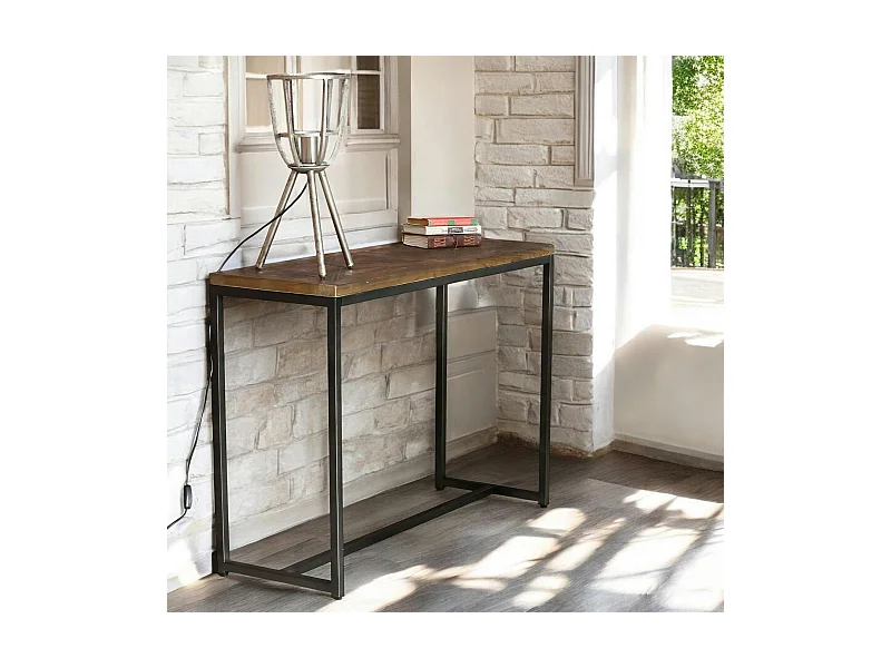 Console marqueterie 110 cm VARSOVIE