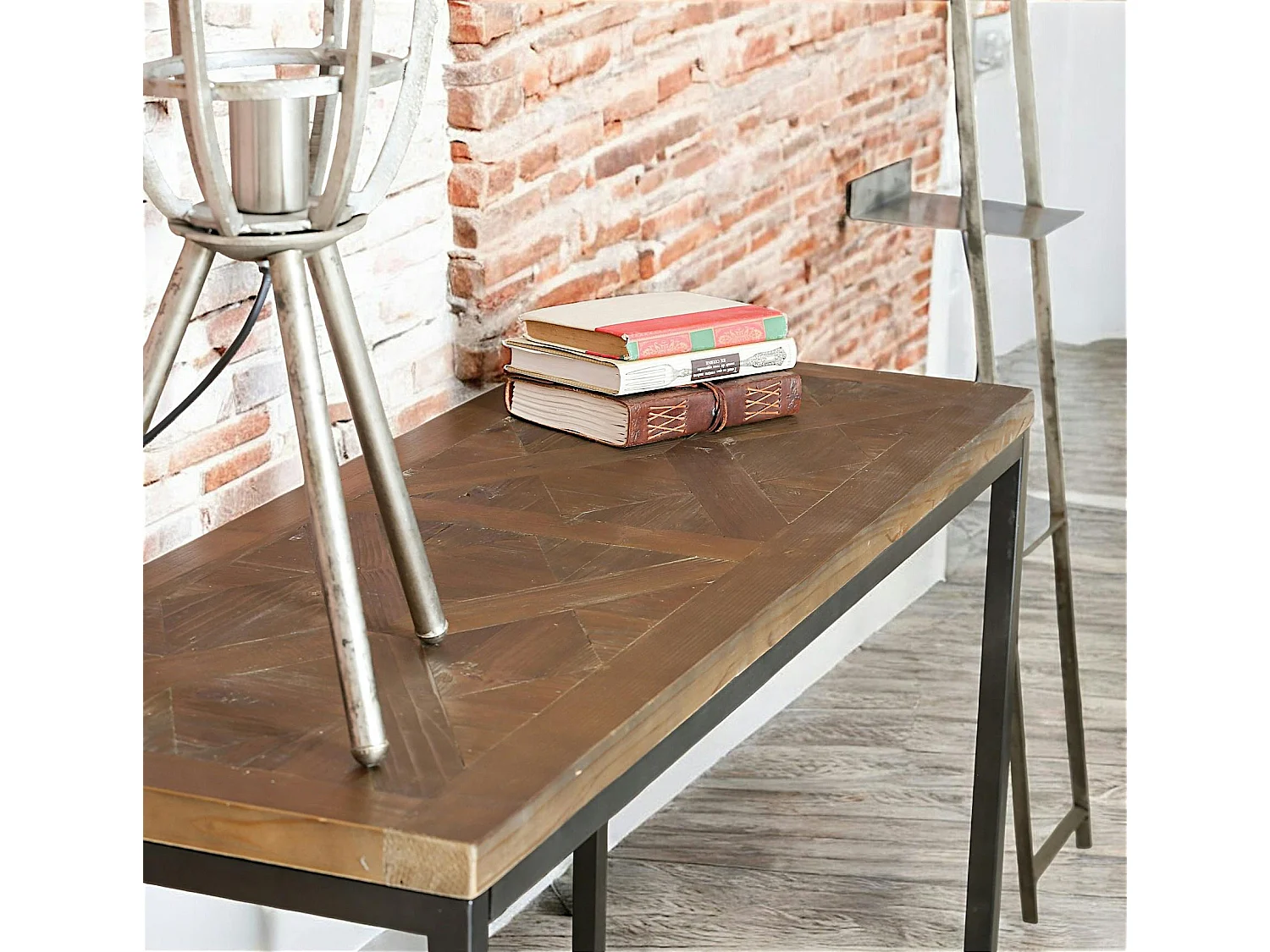 Console marqueterie 110 cm VARSOVIE