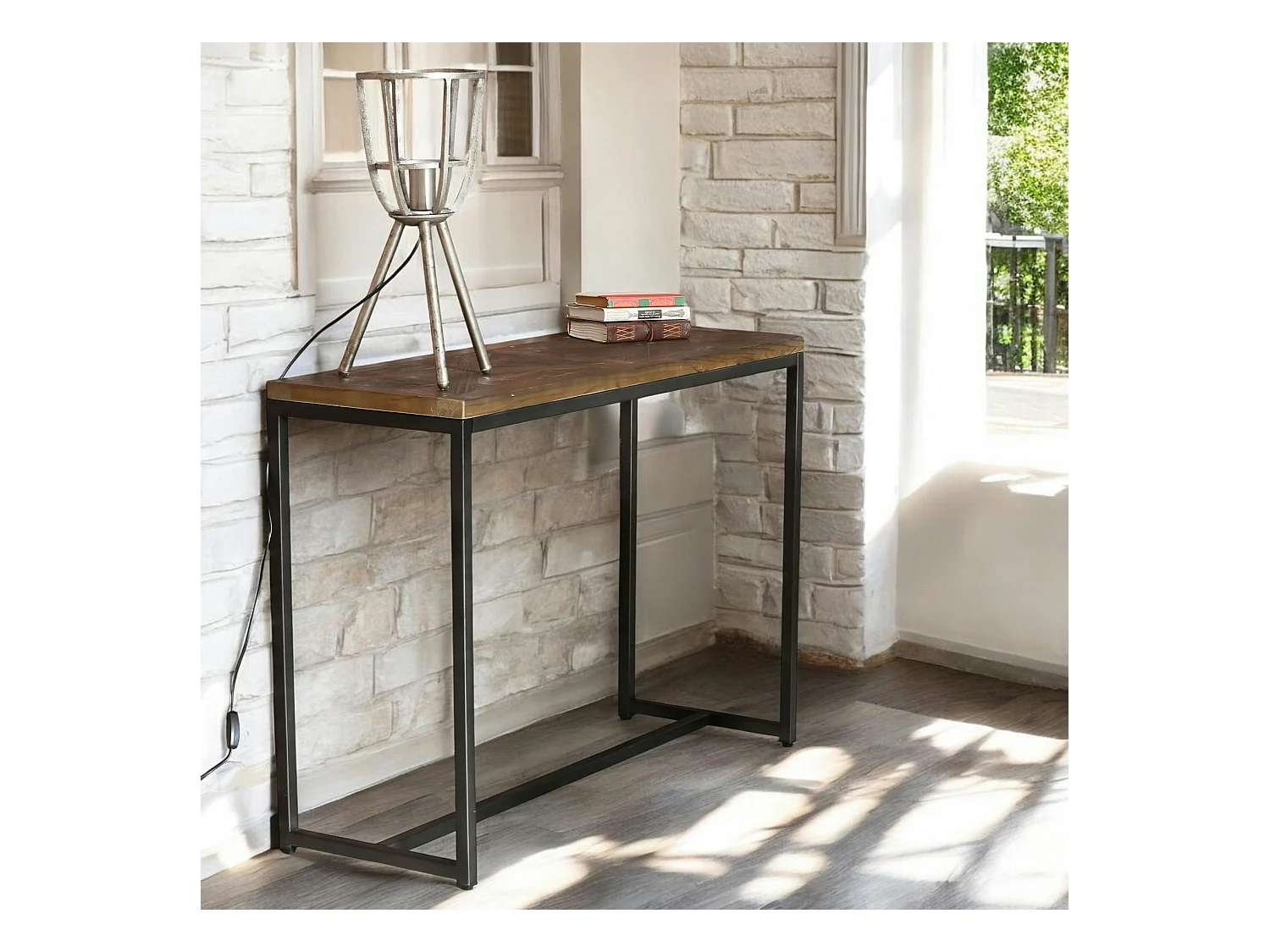 Console marqueterie 110 cm VARSOVIE