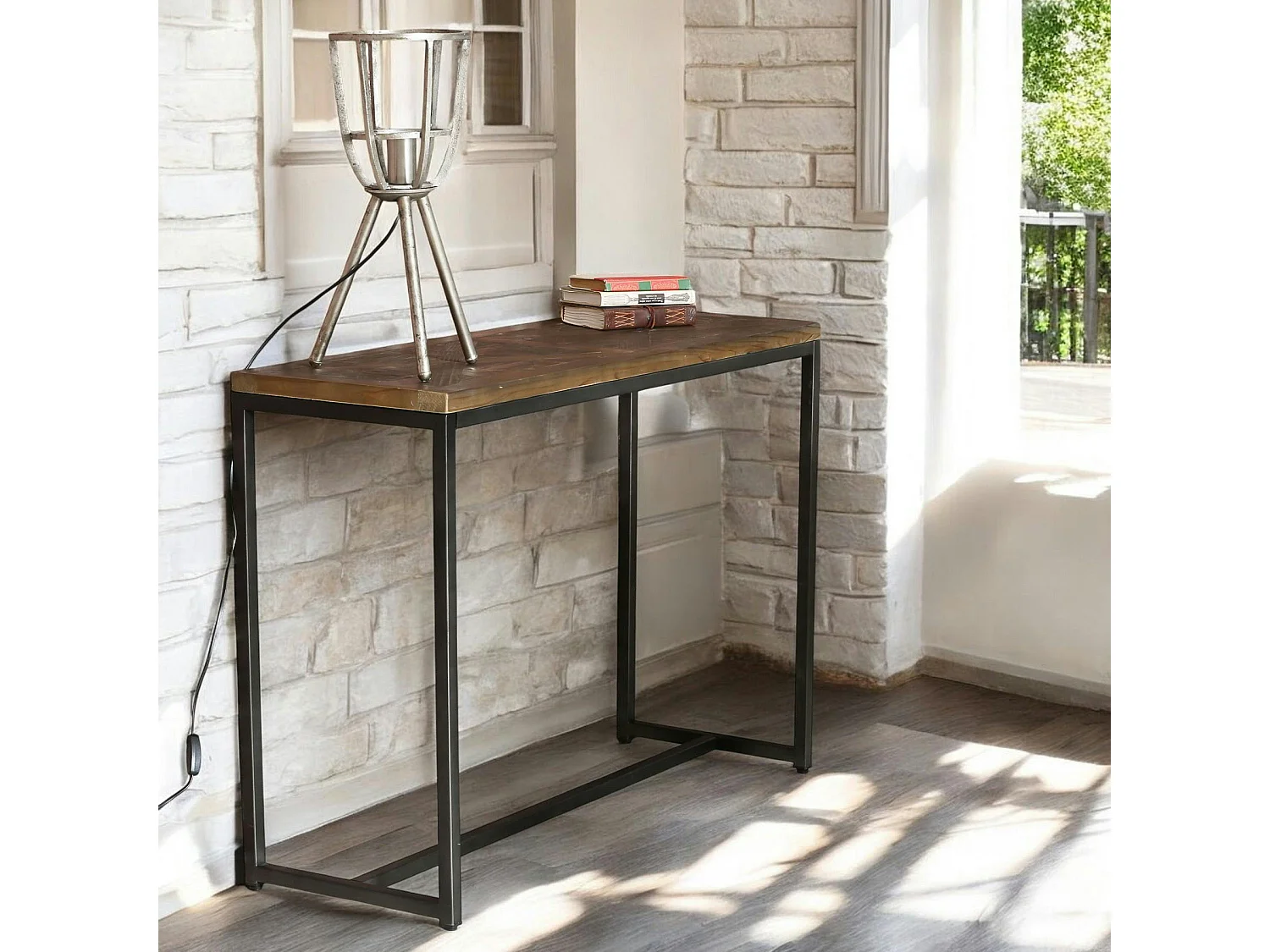 Console marqueterie 110 cm VARSOVIE