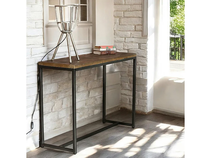 Console marqueterie 110 cm VARSOVIE