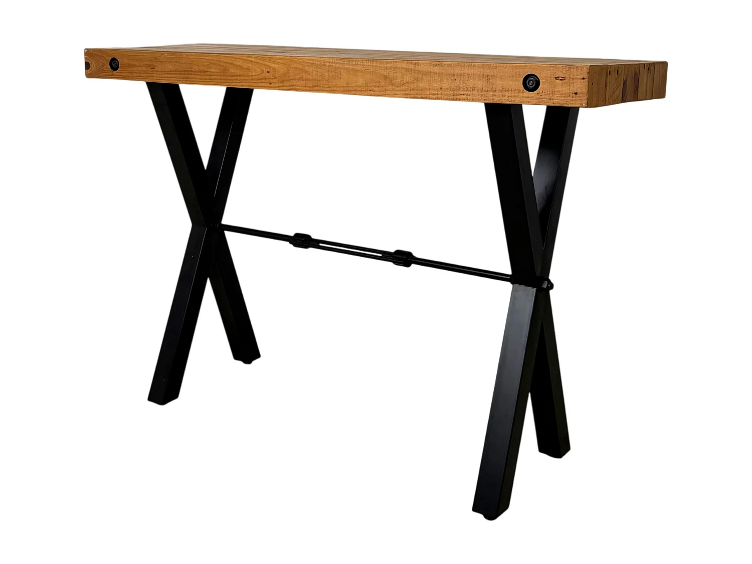 Console industrielle en bois recyclé CALGARY