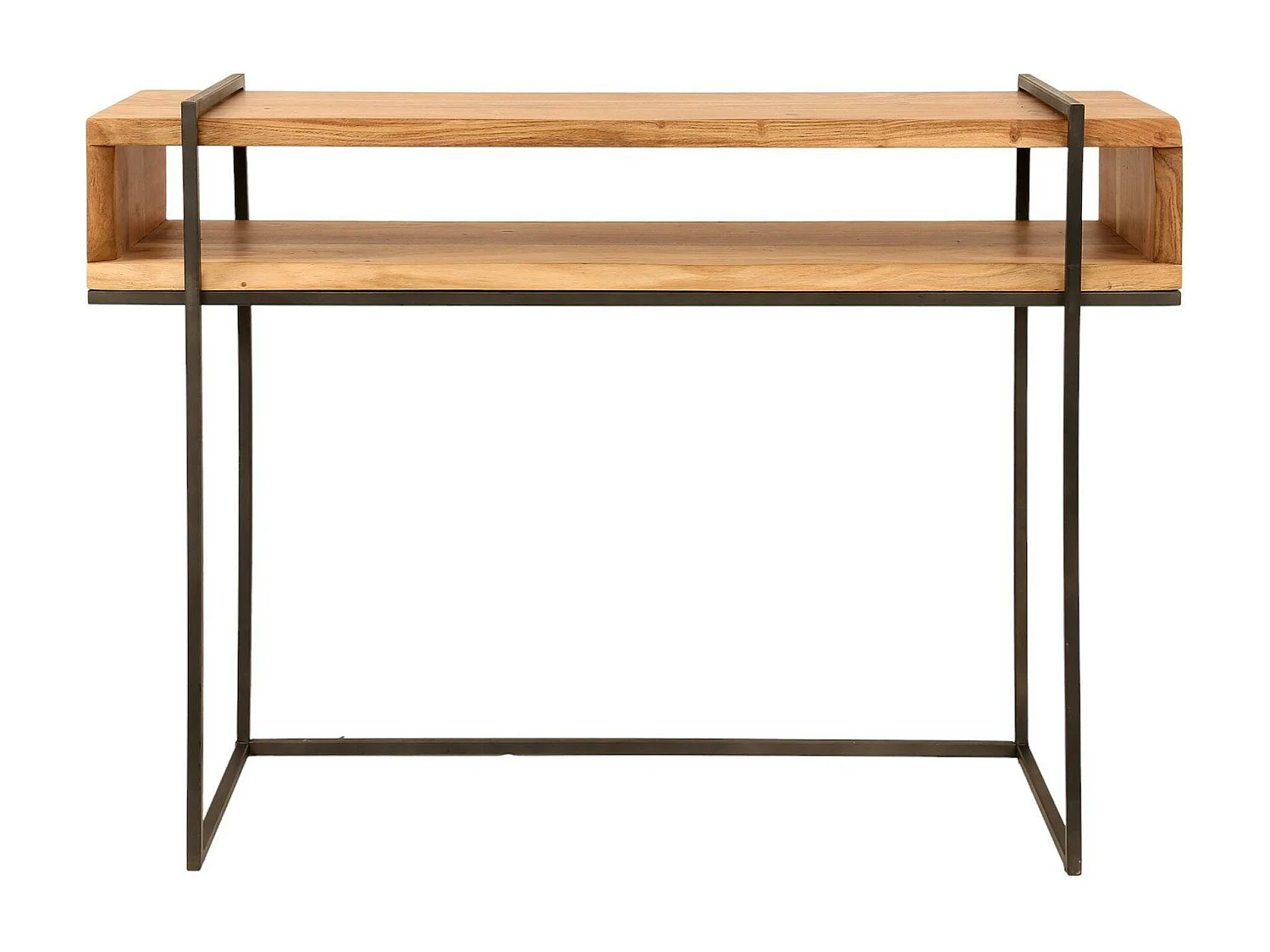 Console en bois d'acacia avec niche traversante MELBOURNE