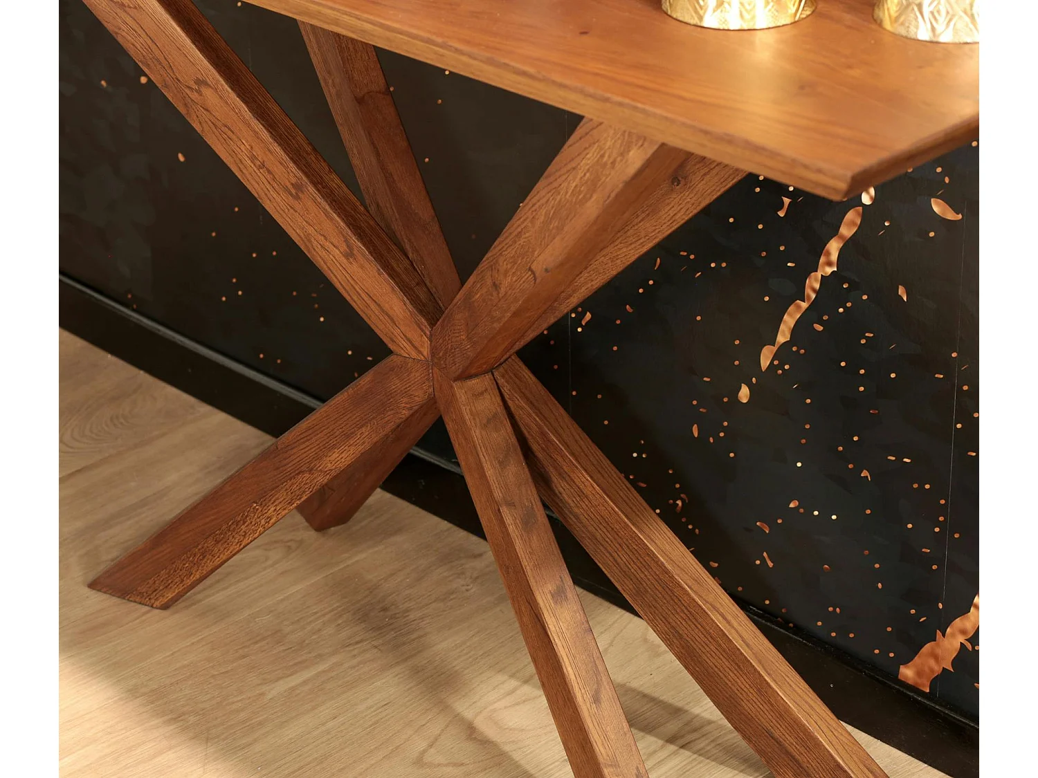 Console en bois de chêne moderne OKA