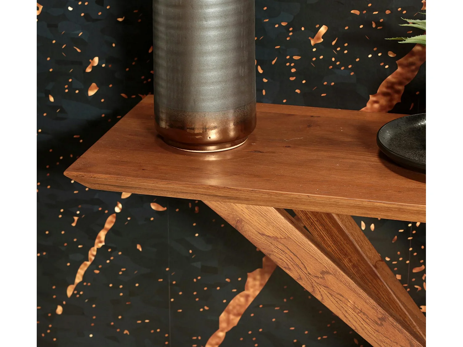 Console en bois de chêne moderne OKA