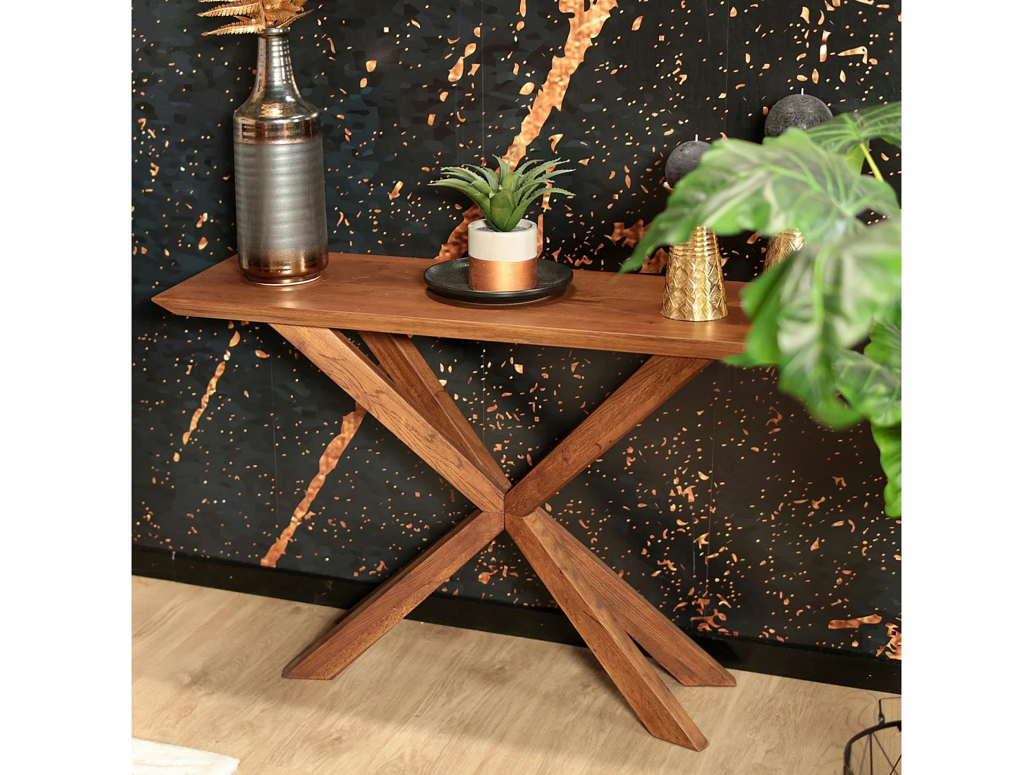 Console en bois de chêne moderne OKA