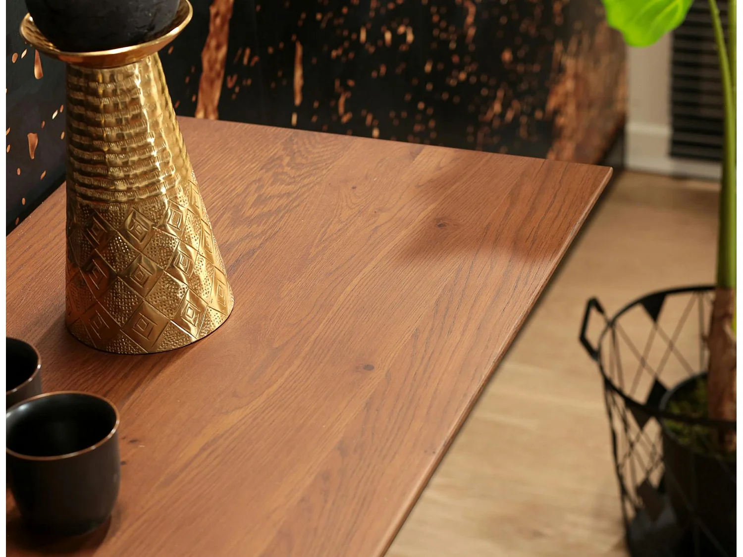 Console en bois de chêne moderne OKA