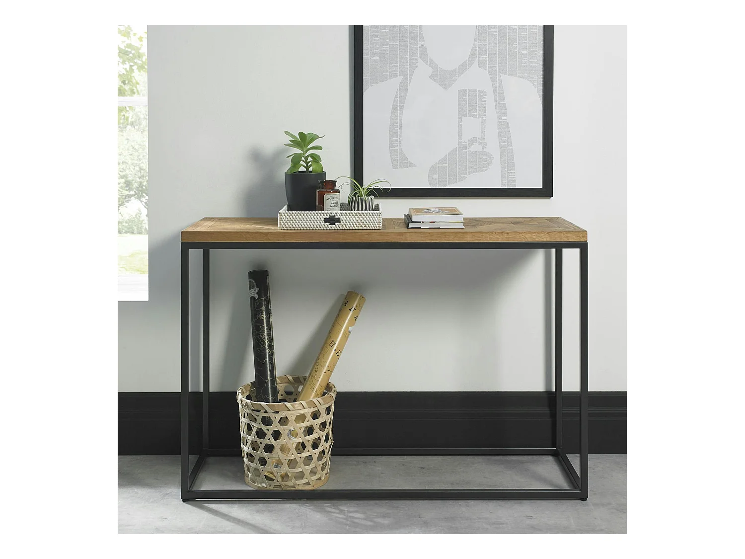 Console en bois de chêne AUSTIN
