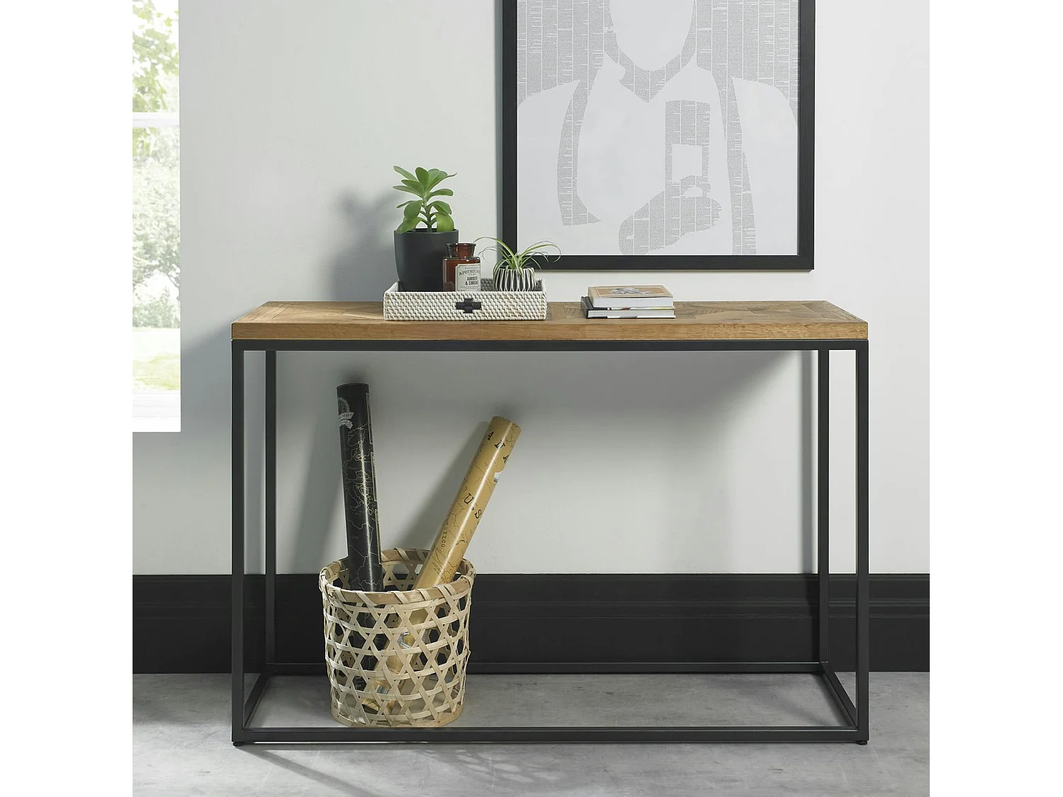 Console en bois de chêne AUSTIN