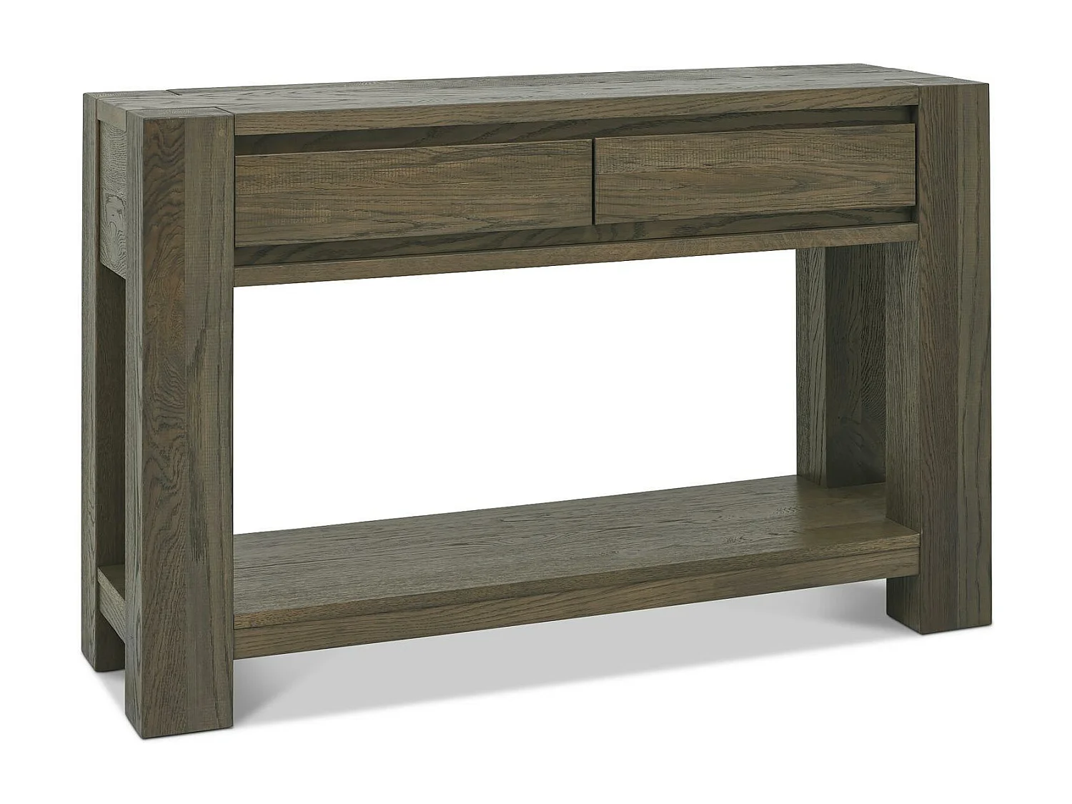 Console en bois de chêne fumé ALLEN