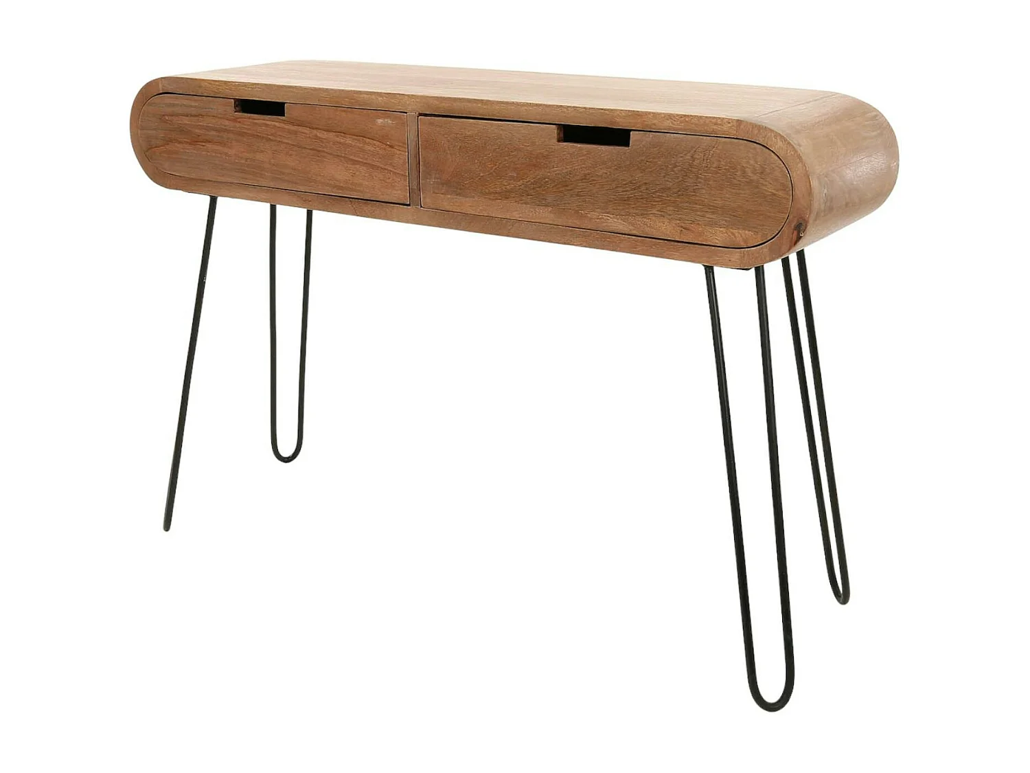 Console en bois forme oblongue NIAGARA