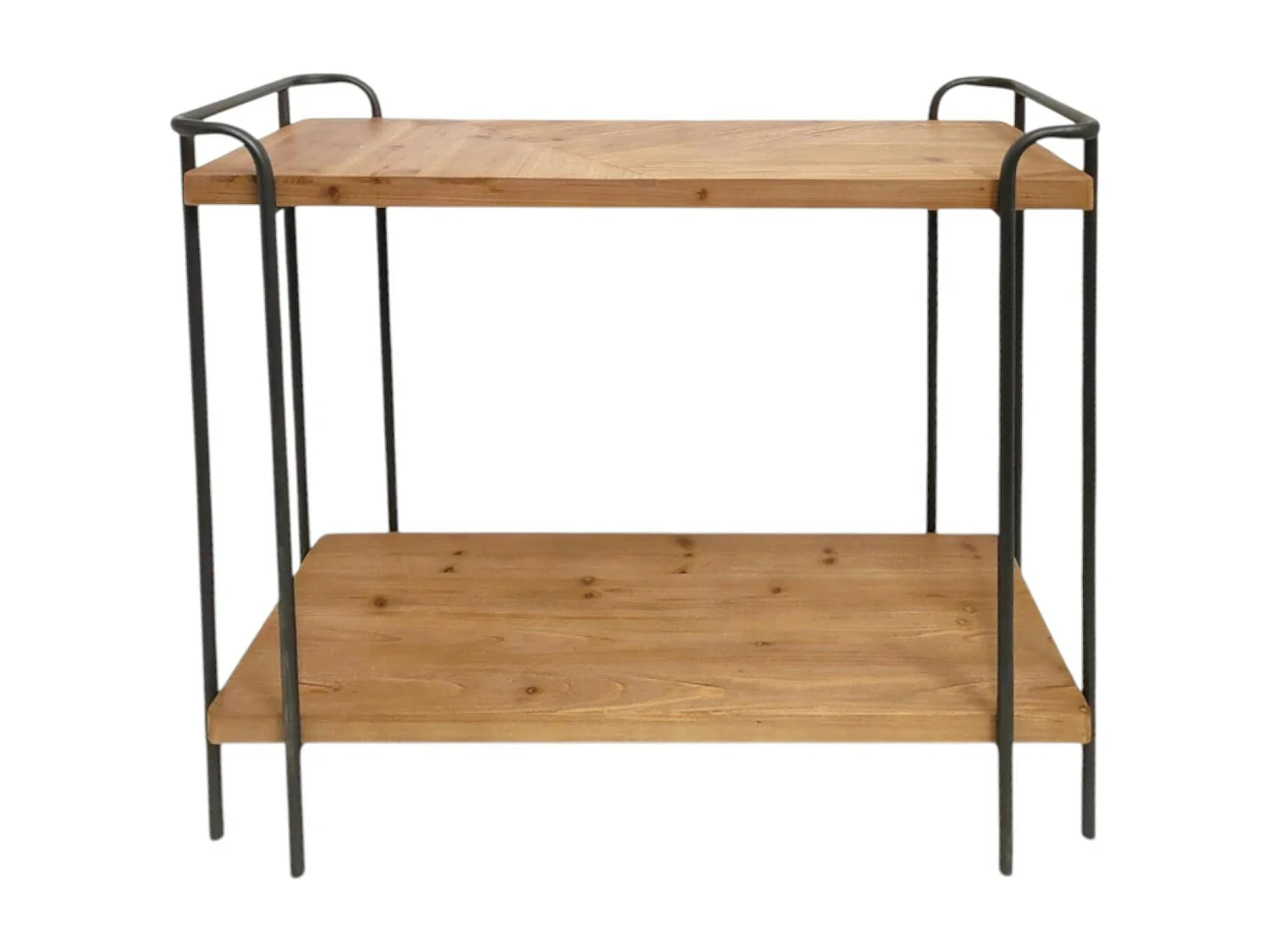 Console 2 niveau en bois clair ATELIER