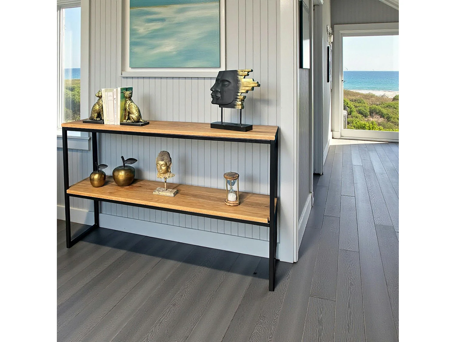 Console en chêne massif huilé PALERME