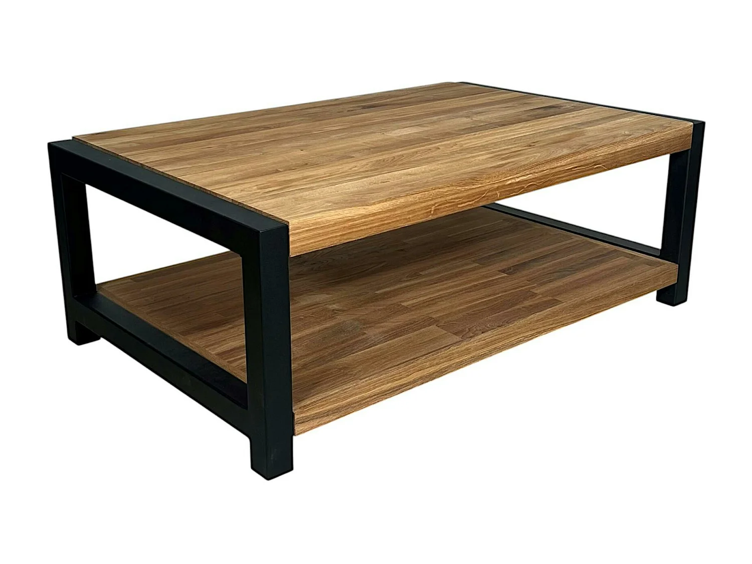 Table basse double plateau en chêne huilé FERSCOTT 2