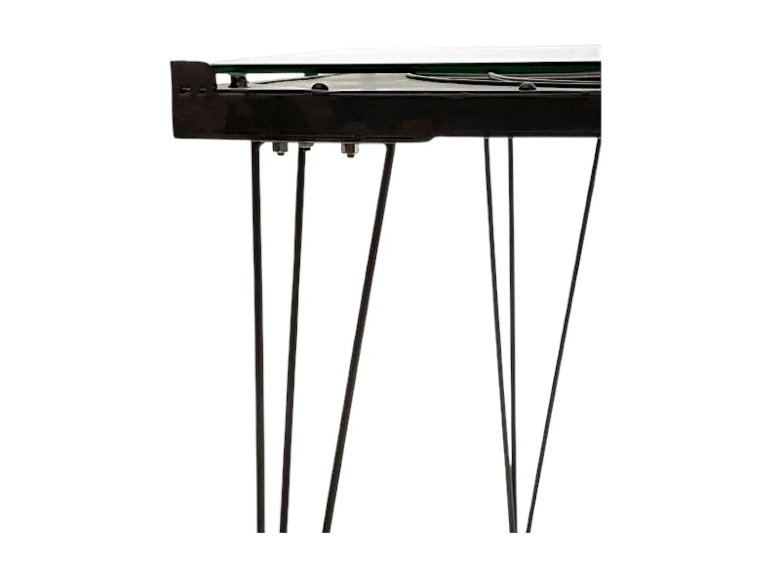 Table basse Mappemonde plateau verre