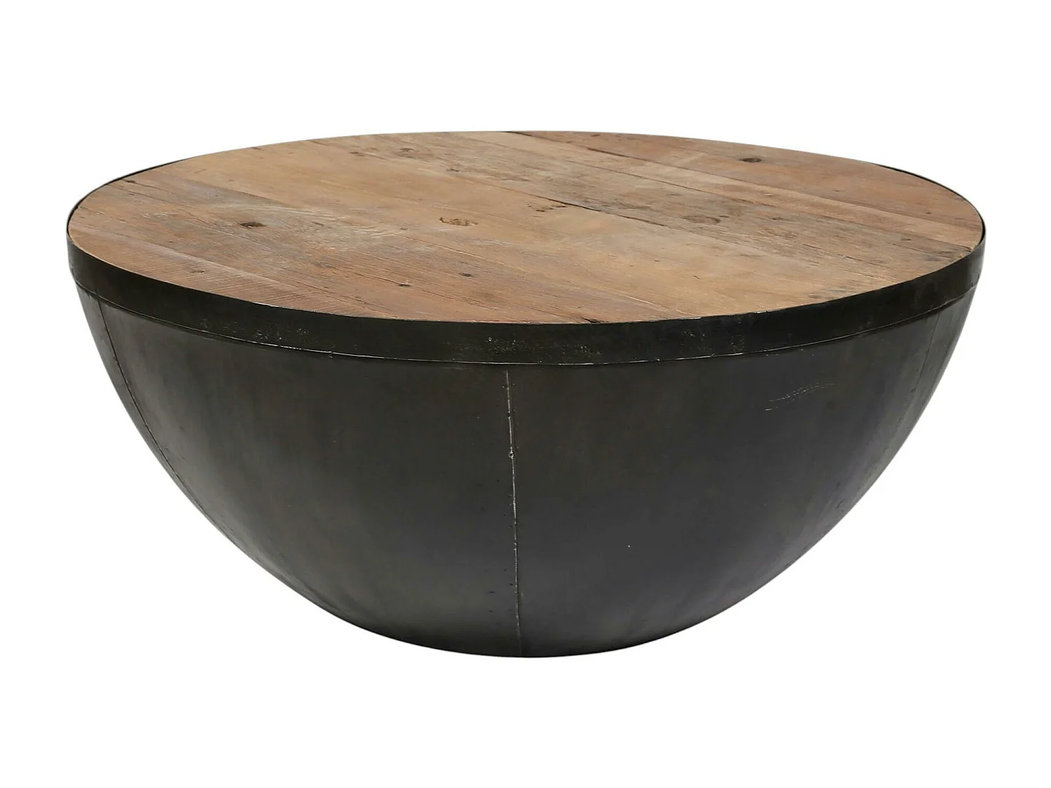 Table basse industrielle ronde SHEFFIELD